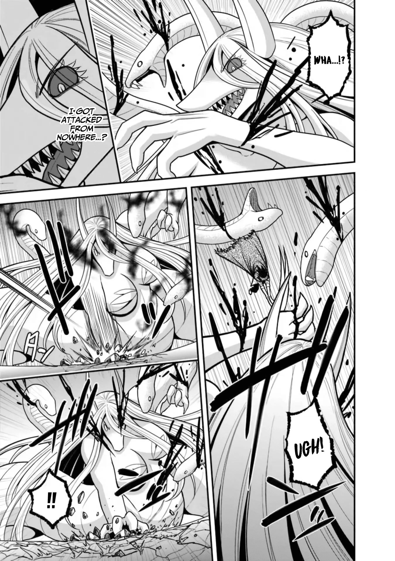 Kujibiki Tokushou Musou Harem-ken Chapter 35 page 8 - Chapter 35: Mysterious power! A double slash and a purifying spell!