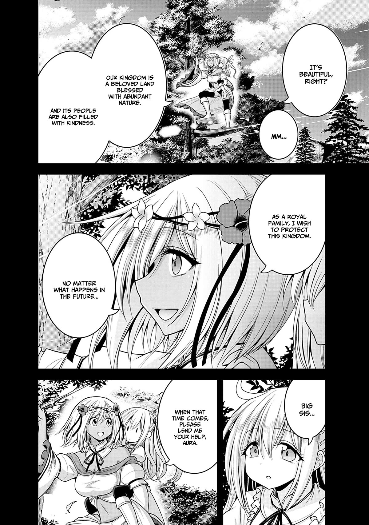 Kujibiki Tokushou Musou Harem-ken Chapter 36 page 15 - Chapter 36: Overcoming grief, the determination of princess Aura!