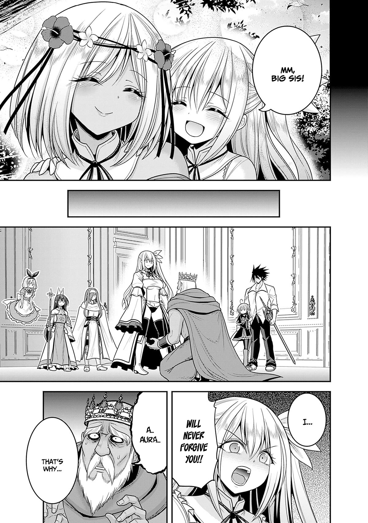 Kujibiki Tokushou Musou Harem-ken Chapter 36 page 16 - Chapter 36: Overcoming grief, the determination of princess Aura!
