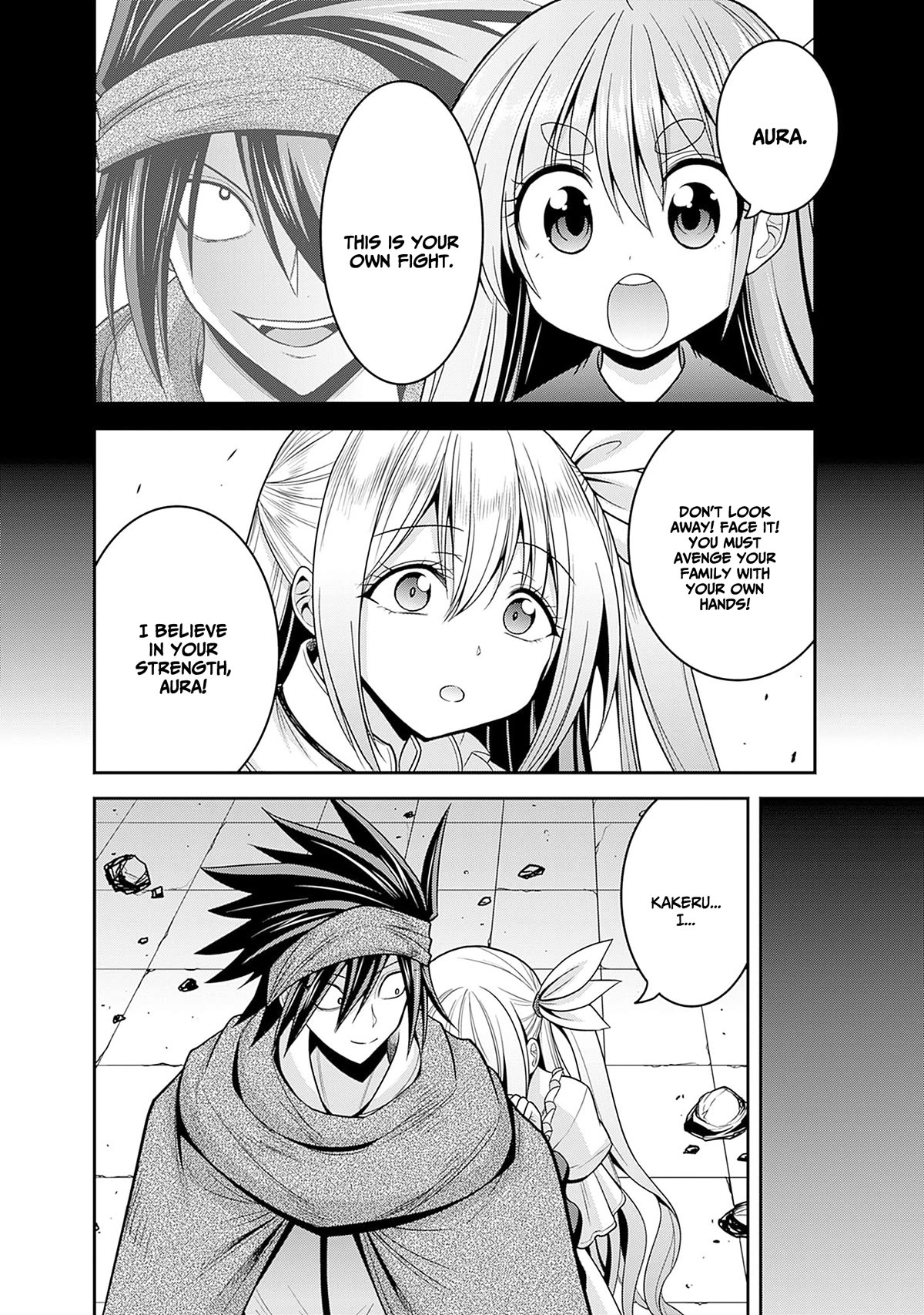 Kujibiki Tokushou Musou Harem-ken Chapter 36 page 5 - Chapter 36: Overcoming grief, the determination of princess Aura!