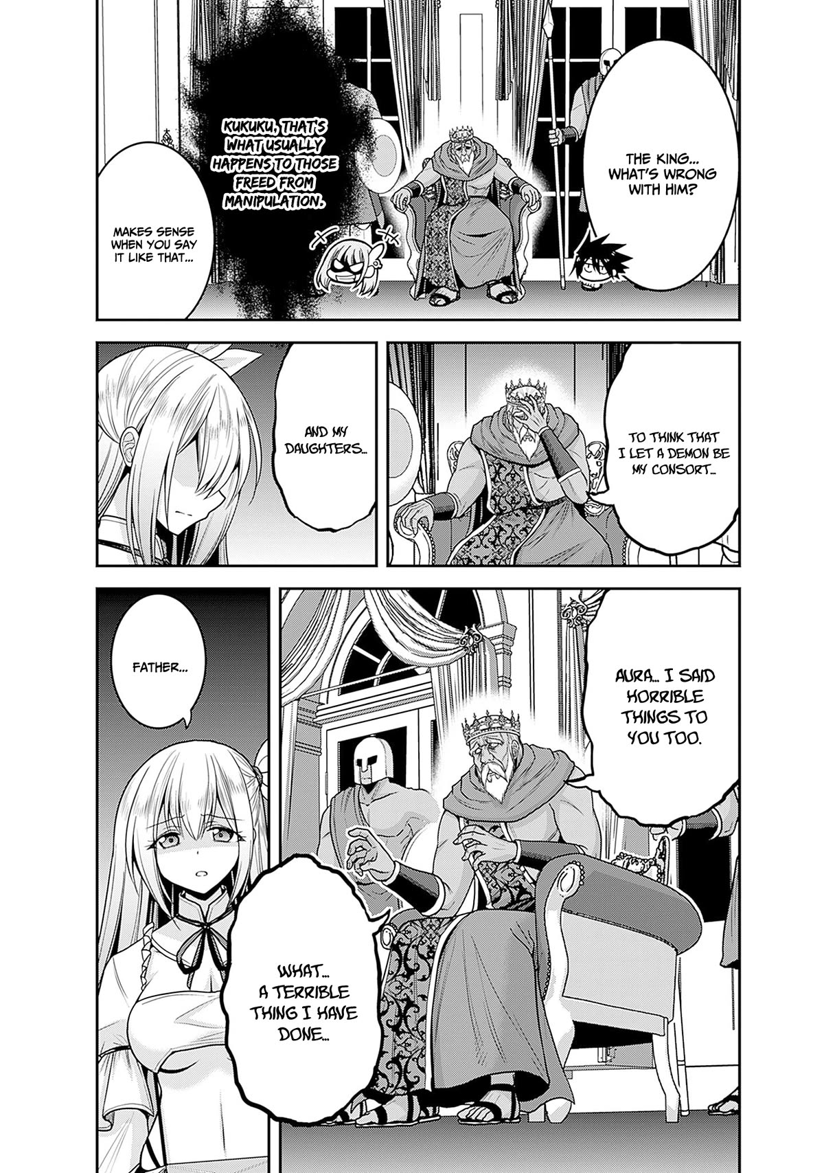 Kujibiki Tokushou Musou Harem-ken Chapter 36 page 8 - Chapter 36: Overcoming grief, the determination of princess Aura!