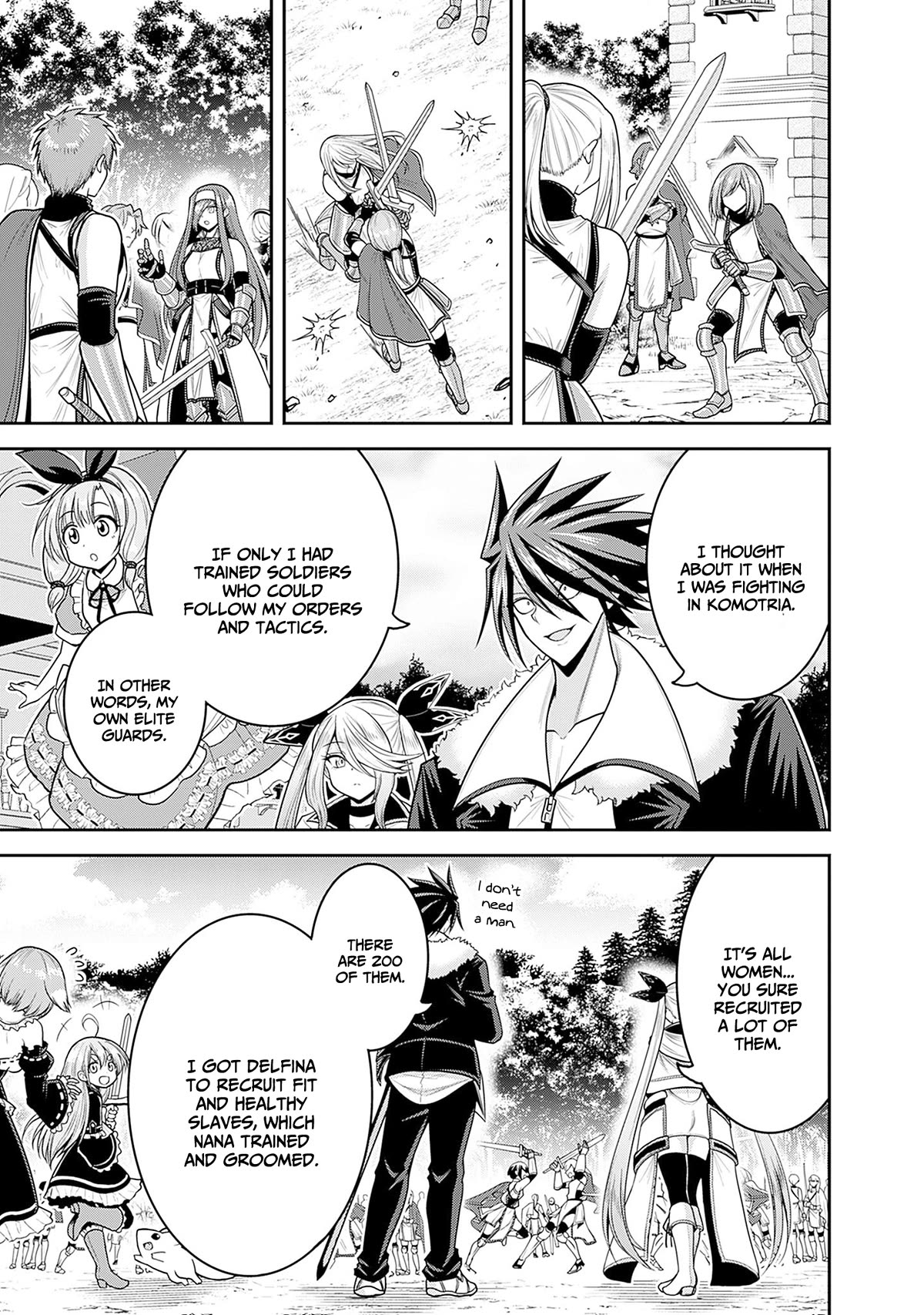 Kujibiki Tokushou Musou Harem-ken Chapter 37 page 14 - Chapter 37: Assemble brave warriors! Establishment of the elite guards!