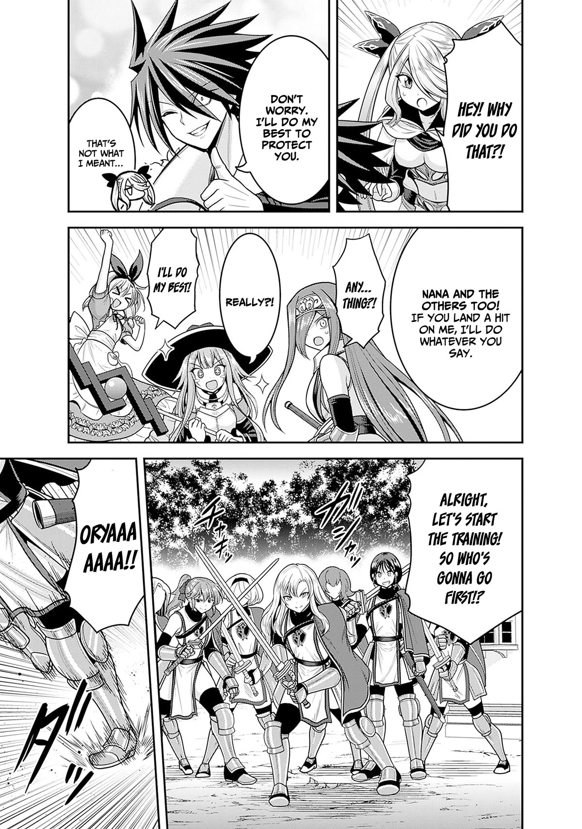 Kujibiki Tokushou Musou Harem-ken Chapter 37 page 18 - Chapter 37: Assemble brave warriors! Establishment of the elite guards!
