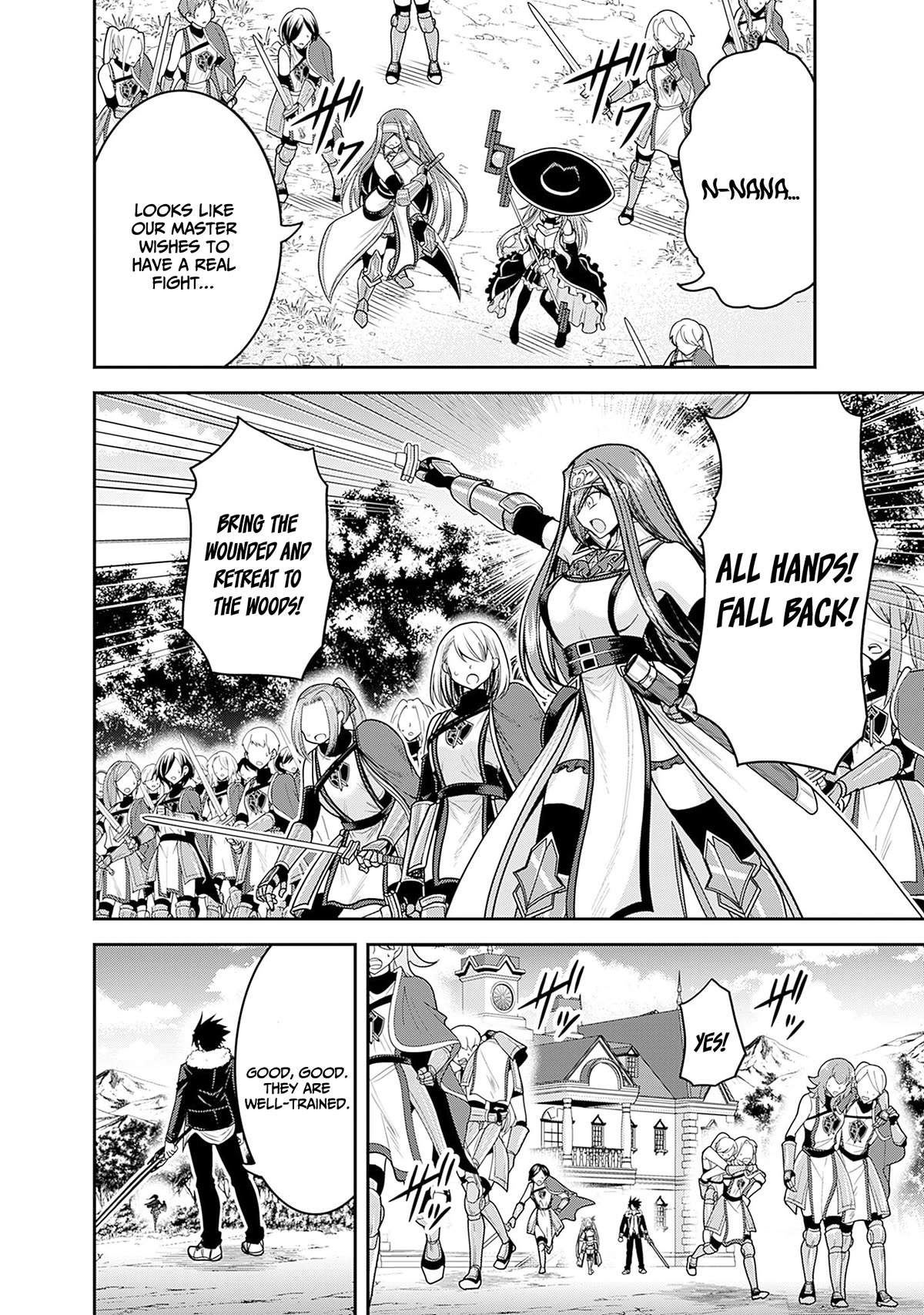 Kujibiki Tokushou Musou Harem-ken Chapter 37 page 21 - Chapter 37: Assemble brave warriors! Establishment of the elite guards!