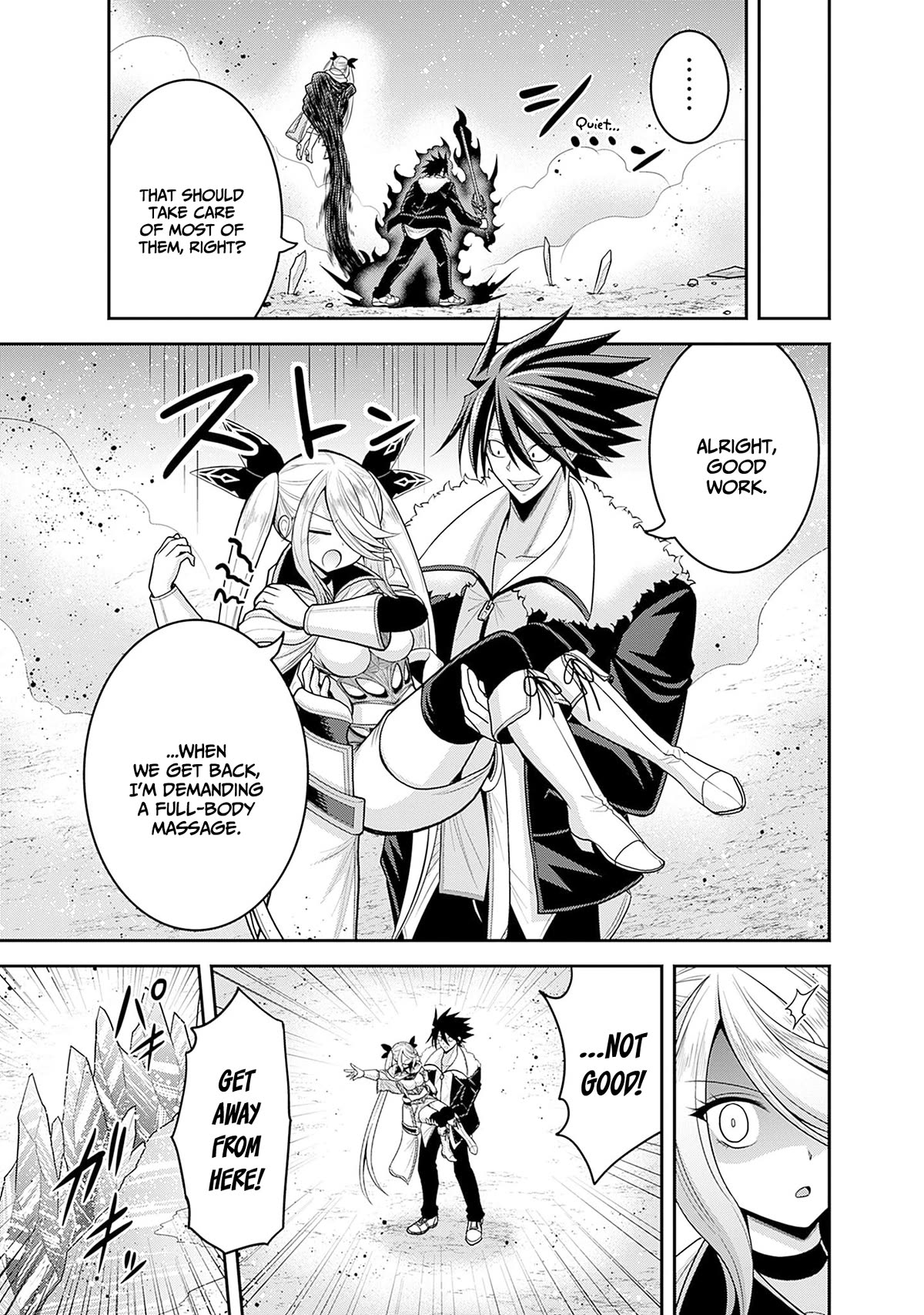 Kujibiki Tokushou Musou Harem-ken Chapter 38 page 10 - Chapter 38: Clashing passion! Formation of Kakeru's guard!