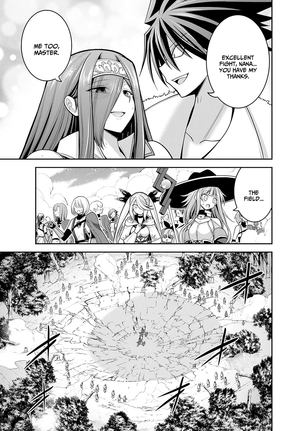 Kujibiki Tokushou Musou Harem-ken Chapter 38 page 34 - Chapter 38: Clashing passion! Formation of Kakeru's guard!
