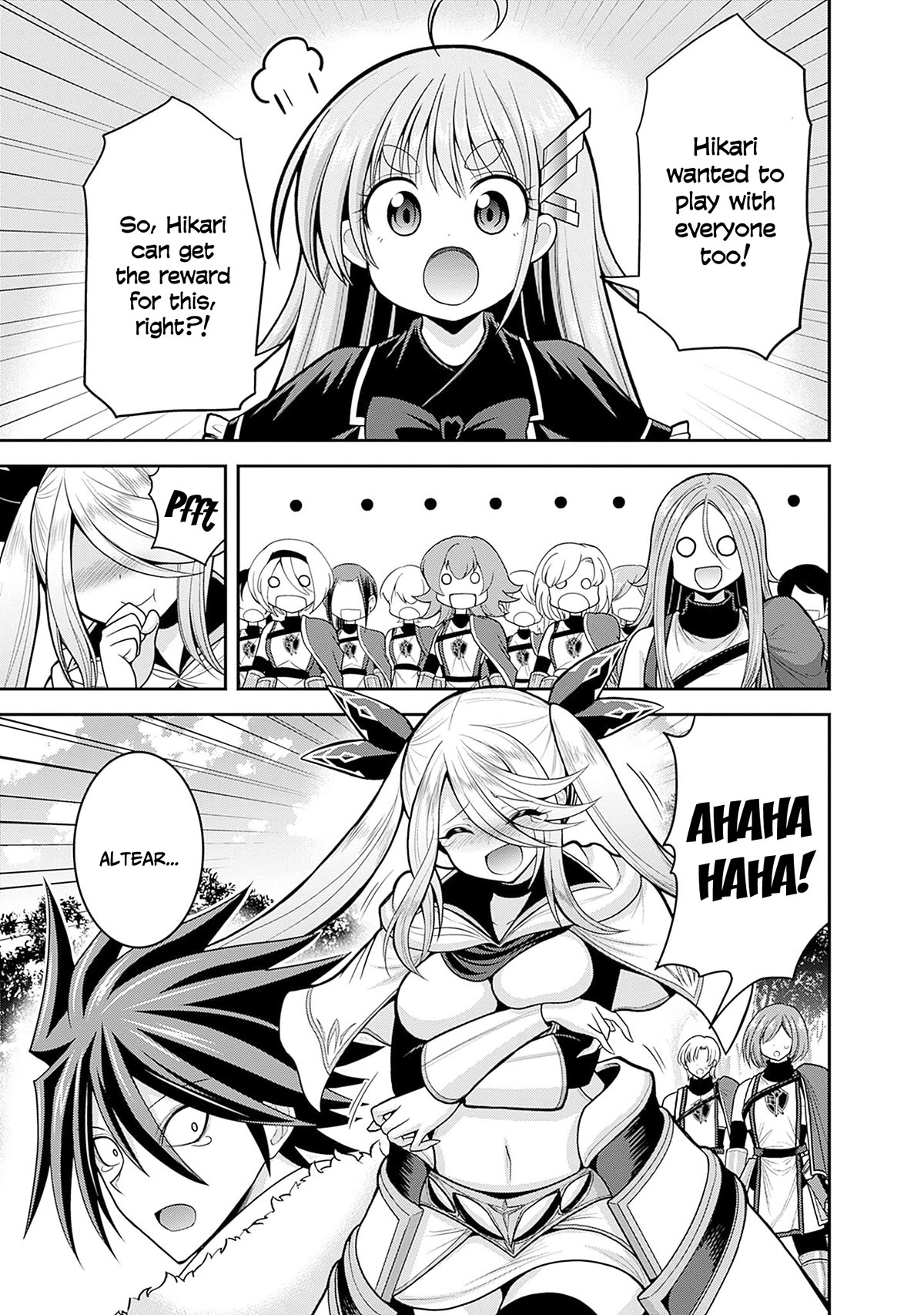 Kujibiki Tokushou Musou Harem-ken Chapter 38 page 38 - Chapter 38: Clashing passion! Formation of Kakeru's guard!