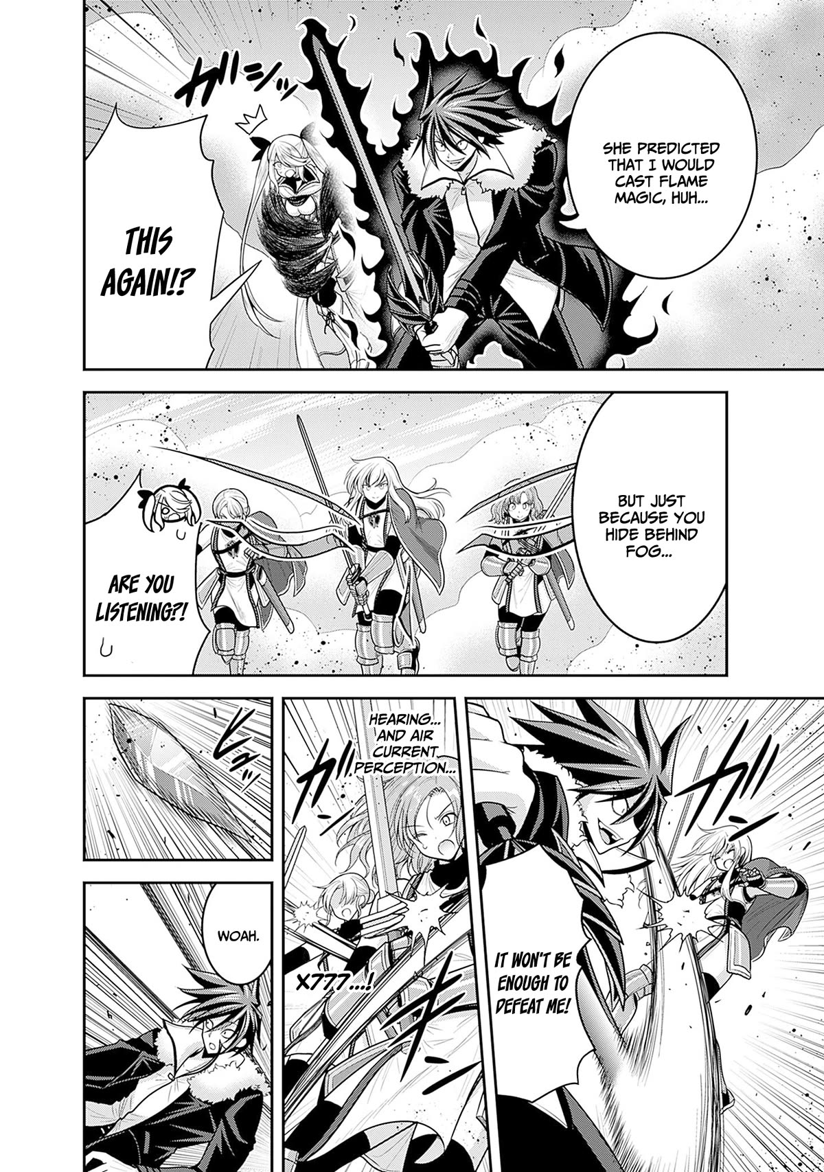 Kujibiki Tokushou Musou Harem-ken Chapter 38 page 7 - Chapter 38: Clashing passion! Formation of Kakeru's guard!