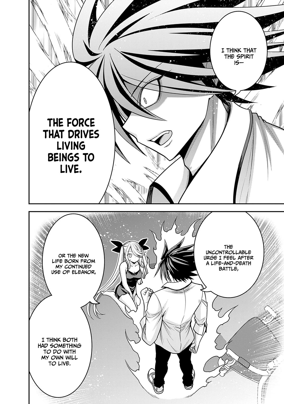 Kujibiki Tokushou Musou Harem-ken Chapter 39 page 10 - Chapter 39: For the sake of one love! Life force x777!
