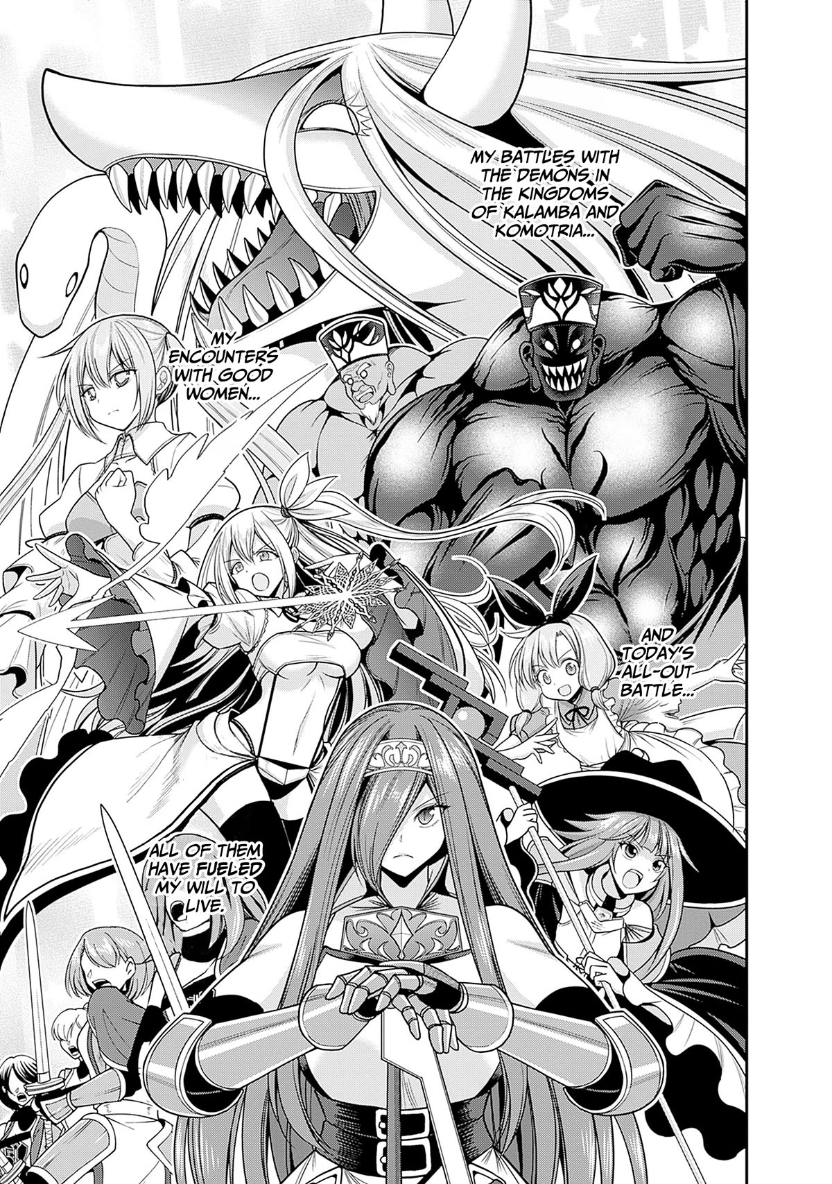 Kujibiki Tokushou Musou Harem-ken Chapter 39 page 11 - Chapter 39: For the sake of one love! Life force x777!