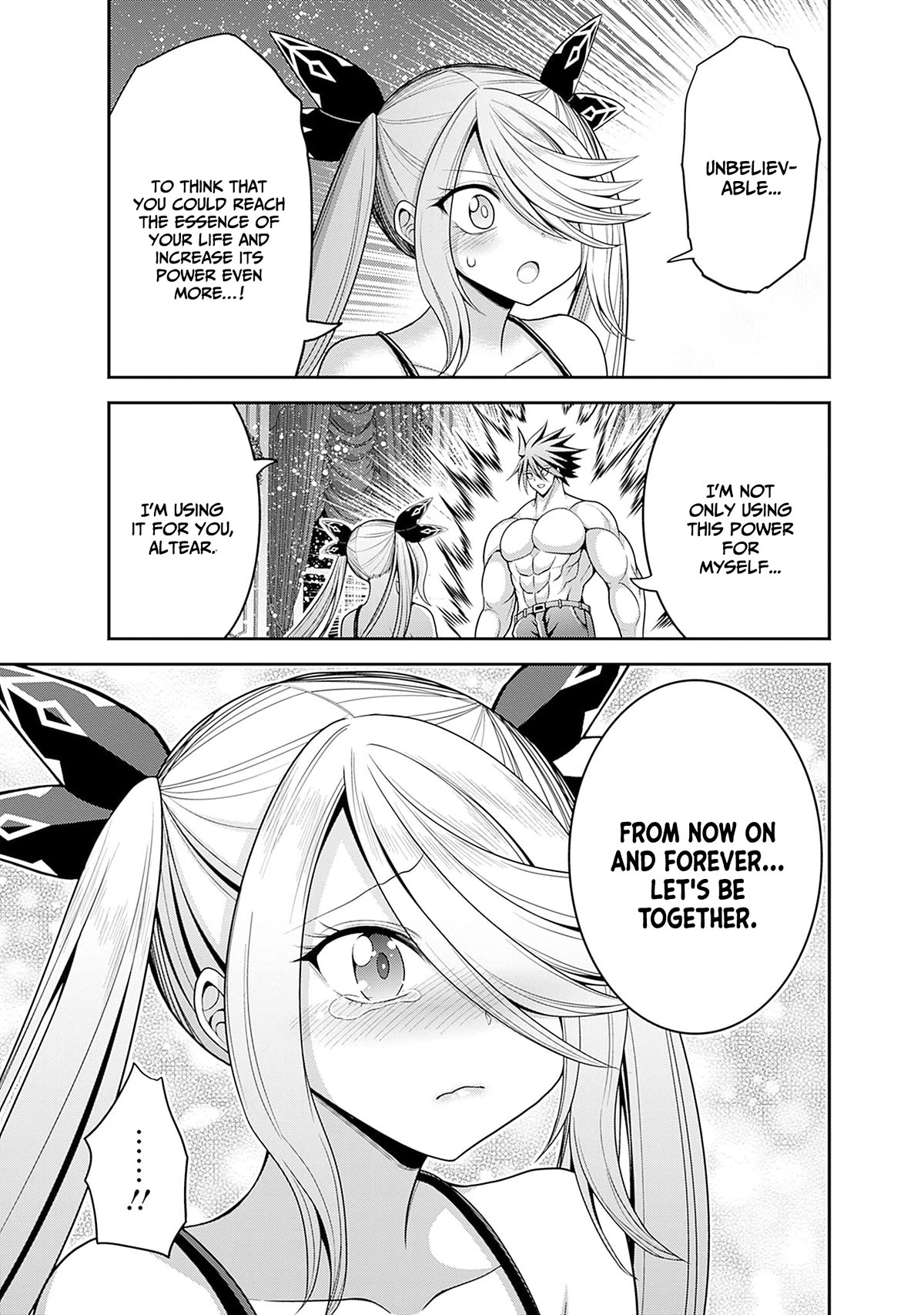 Kujibiki Tokushou Musou Harem-ken Chapter 39 page 13 - Chapter 39: For the sake of one love! Life force x777!