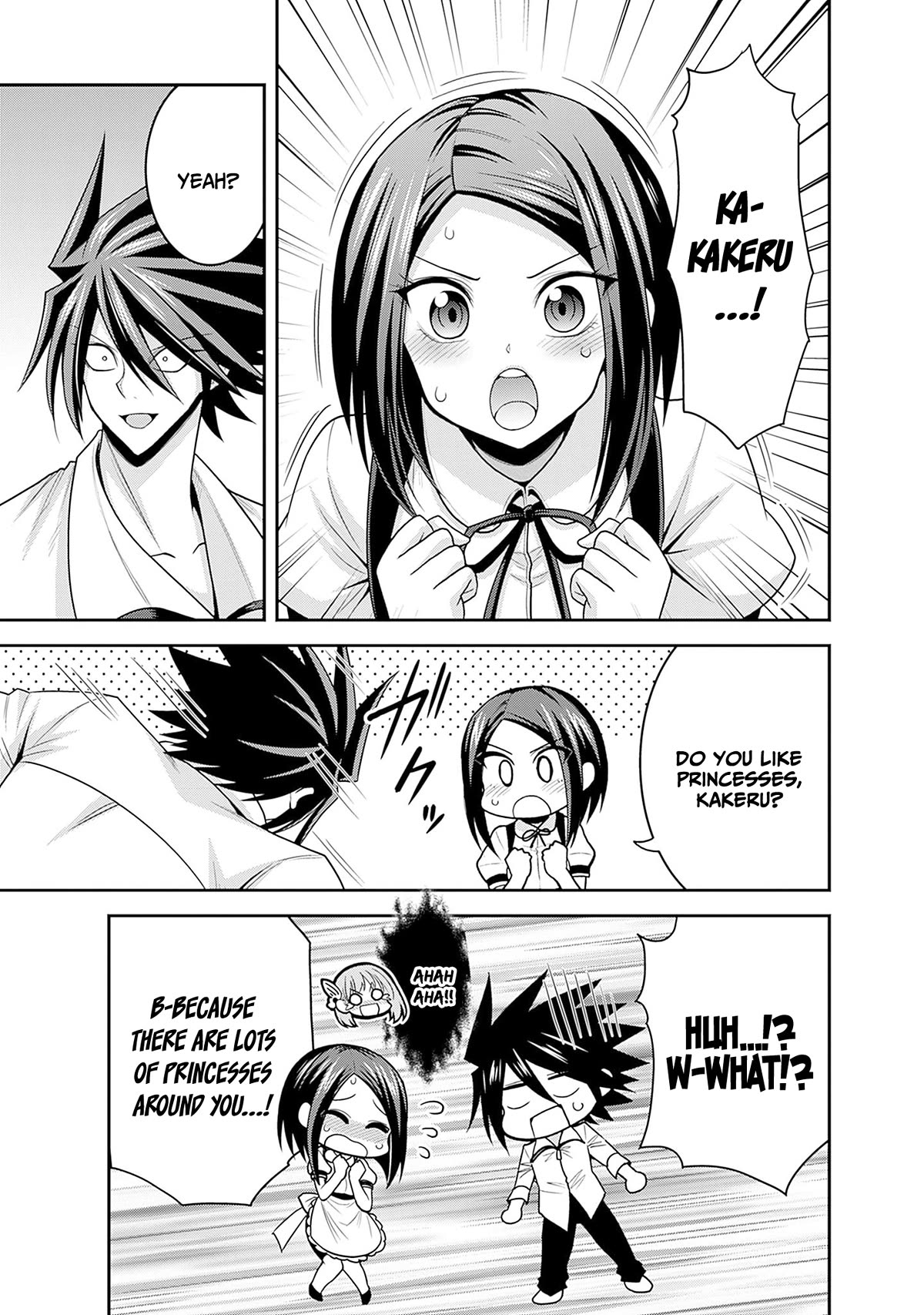 Kujibiki Tokushou Musou Harem-ken Chapter 40 page 12 - Chapter 40: For the sake of their homeland... The determination of the princess sisters!