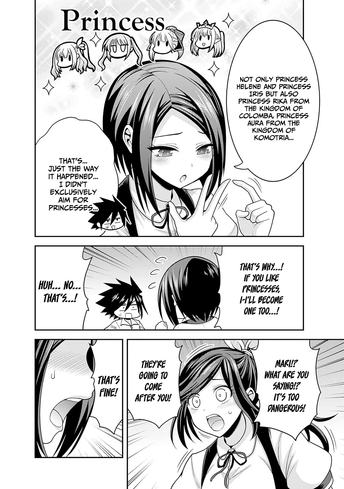 Kujibiki Tokushou Musou Harem-ken Chapter 40 page 13 - Chapter 40: For the sake of their homeland... The determination of the princess sisters!