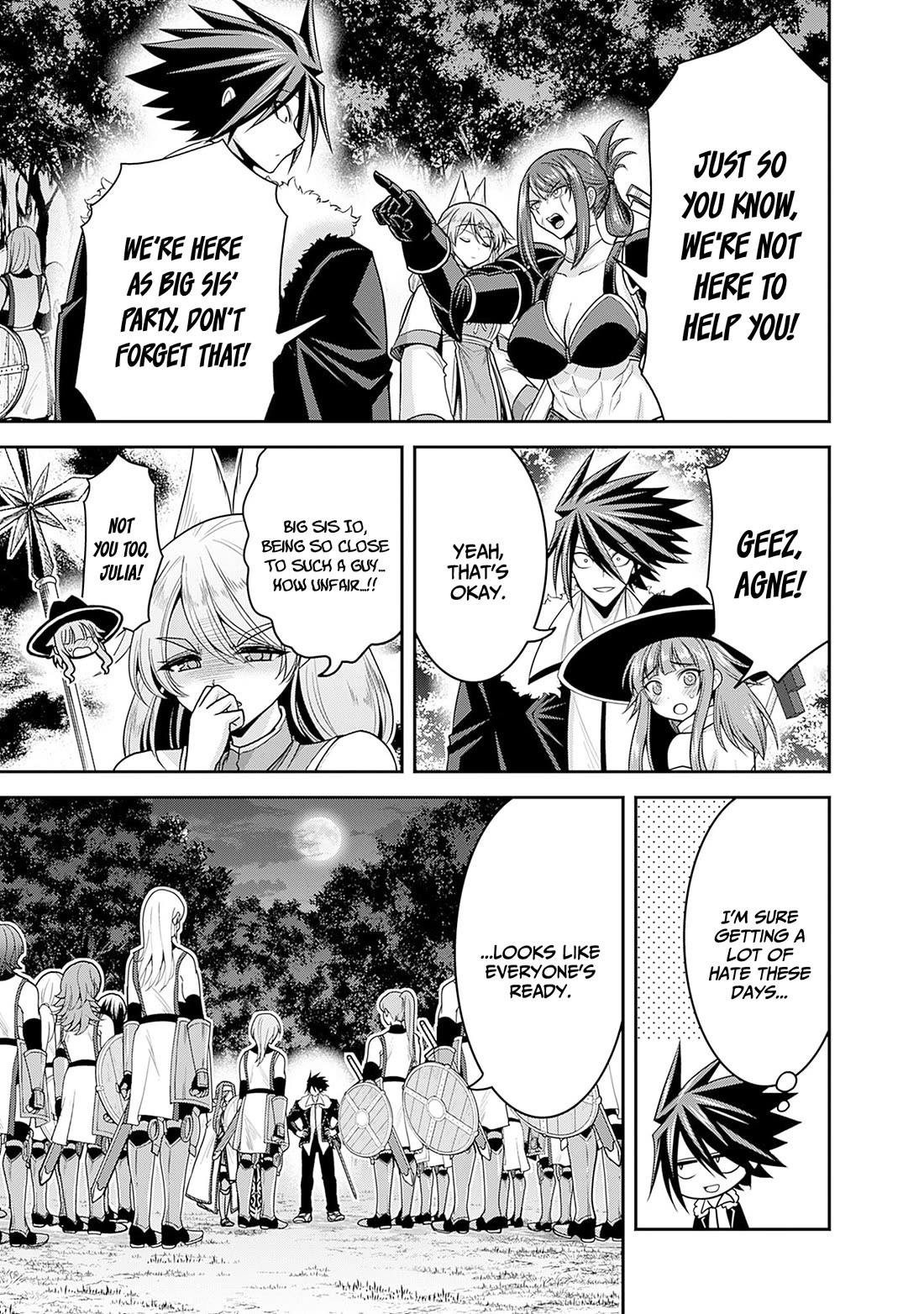 Kujibiki Tokushou Musou Harem-ken Chapter 41 page 10 - Chapter 41: First battle! Personal guard, advance!
