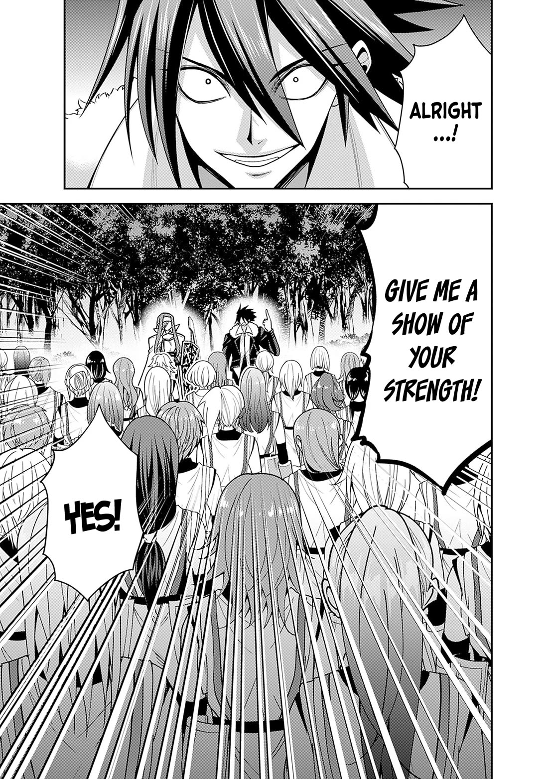 Kujibiki Tokushou Musou Harem-ken Chapter 41 page 12 - Chapter 41: First battle! Personal guard, advance!