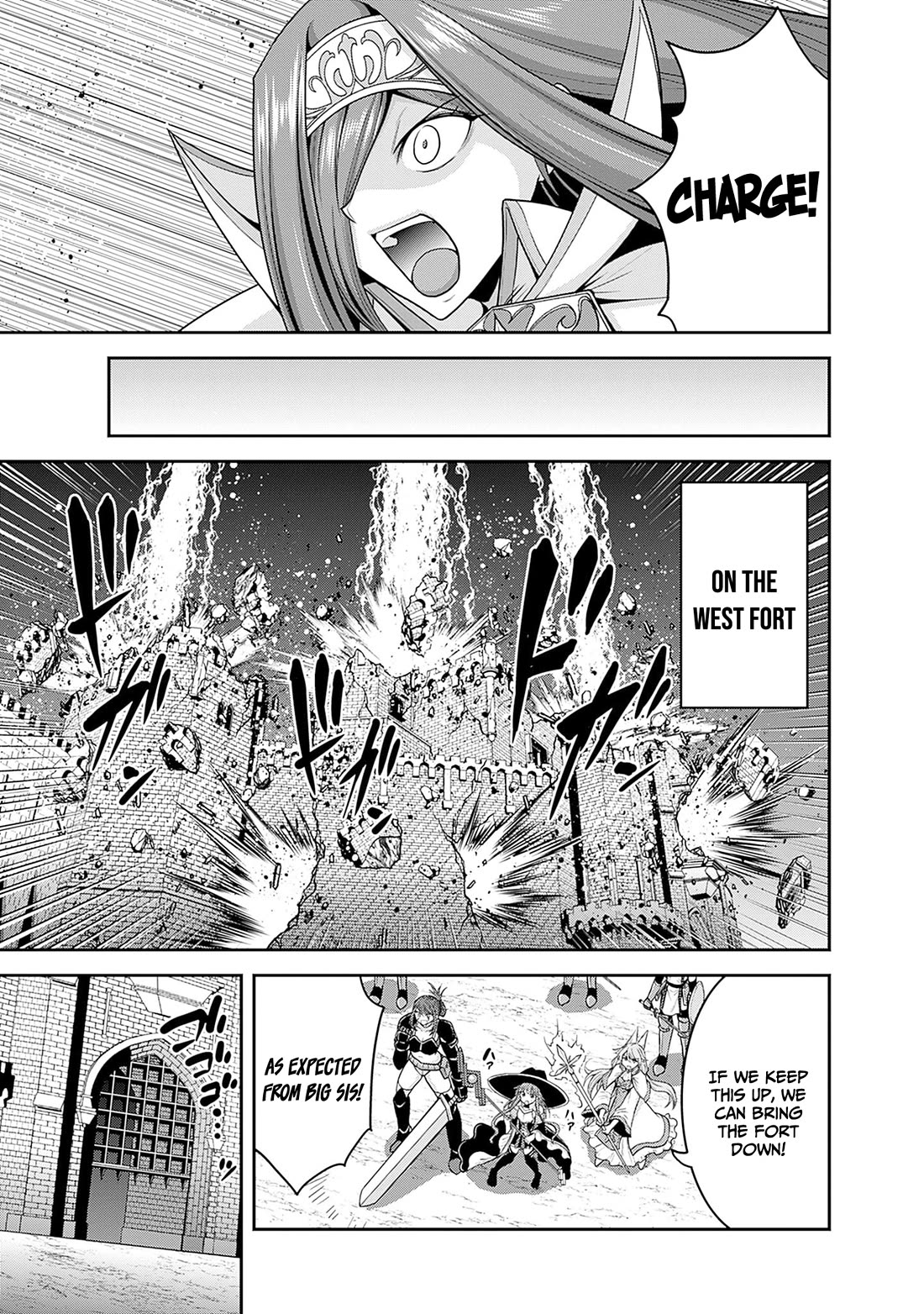 Kujibiki Tokushou Musou Harem-ken Chapter 41 page 22 - Chapter 41: First battle! Personal guard, advance!