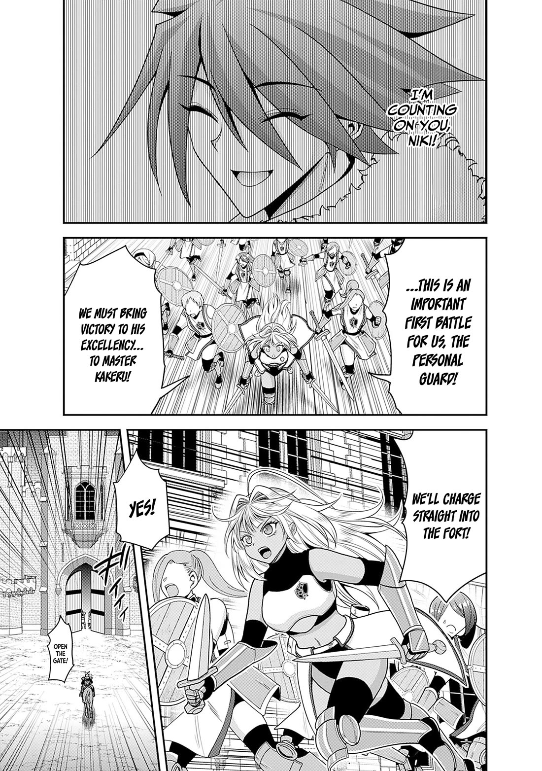 Kujibiki Tokushou Musou Harem-ken Chapter 41 page 28 - Chapter 41: First battle! Personal guard, advance!