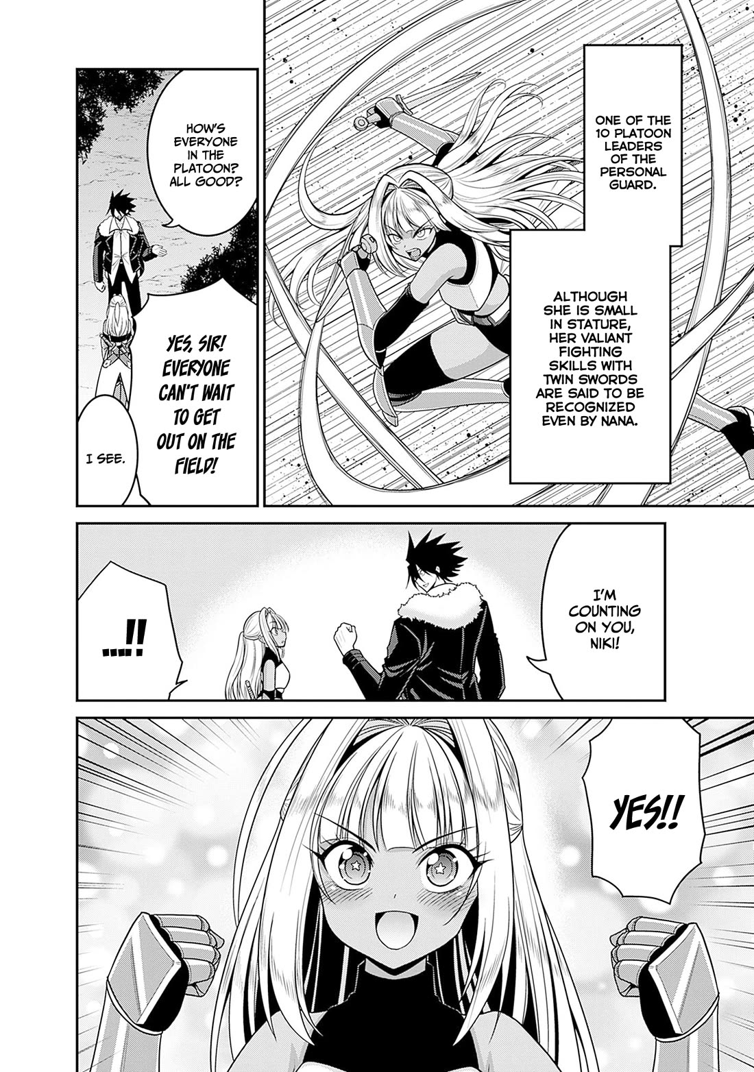 Kujibiki Tokushou Musou Harem-ken Chapter 41 page 7 - Chapter 41: First battle! Personal guard, advance!