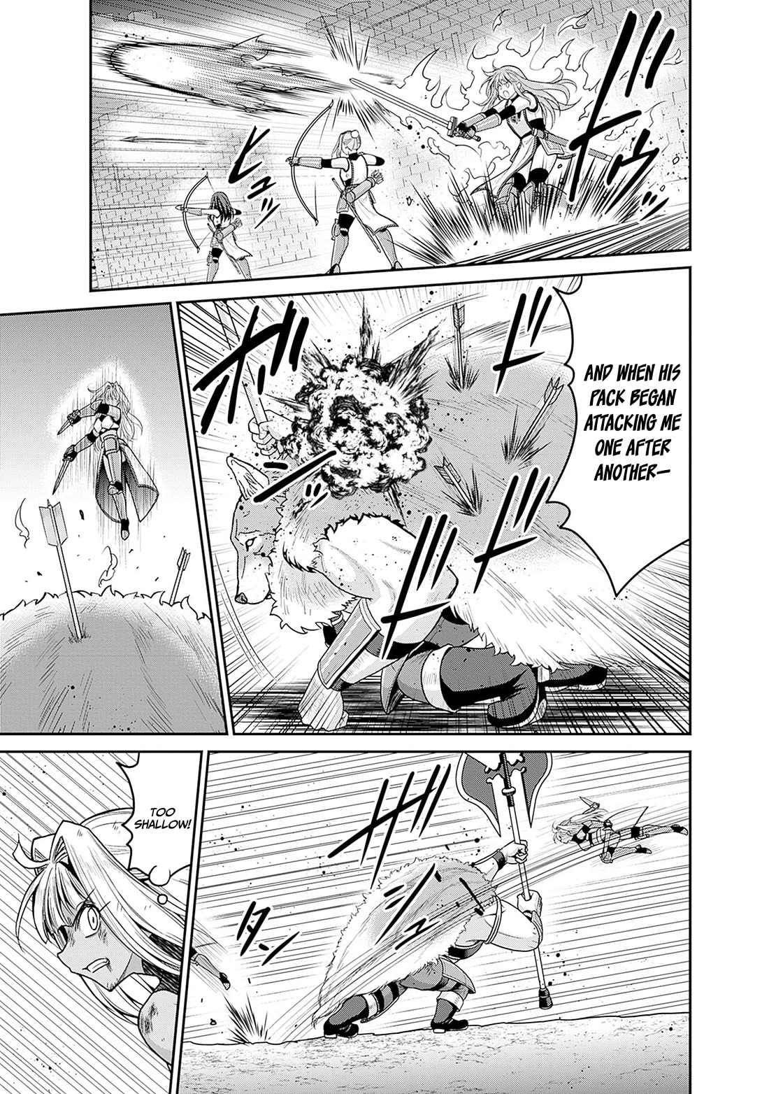 Kujibiki Tokushou Musou Harem-ken Chapter 42 page 11 - Chapter 42: The personal guard's crisis! Fear, The Barbarian Overlord's on a hunt!