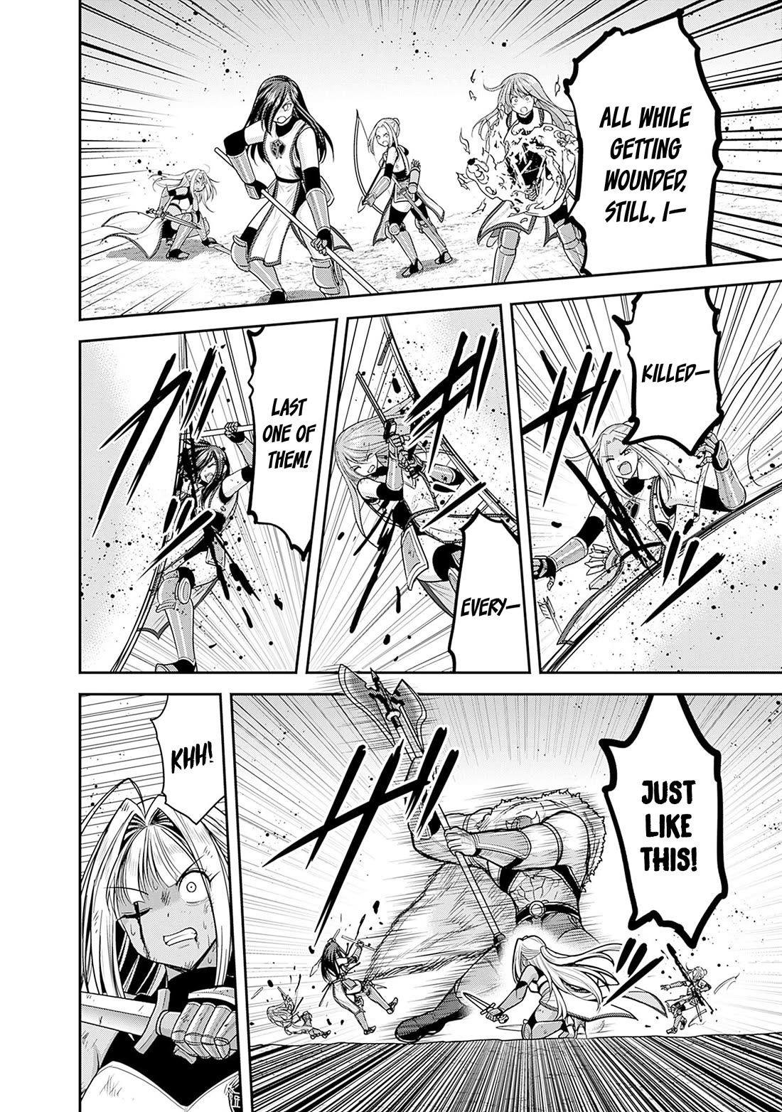 Kujibiki Tokushou Musou Harem-ken Chapter 42 page 12 - Chapter 42: The personal guard's crisis! Fear, The Barbarian Overlord's on a hunt!