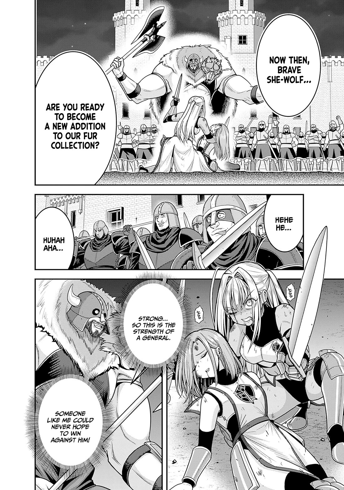Kujibiki Tokushou Musou Harem-ken Chapter 42 page 14 - Chapter 42: The personal guard's crisis! Fear, The Barbarian Overlord's on a hunt!