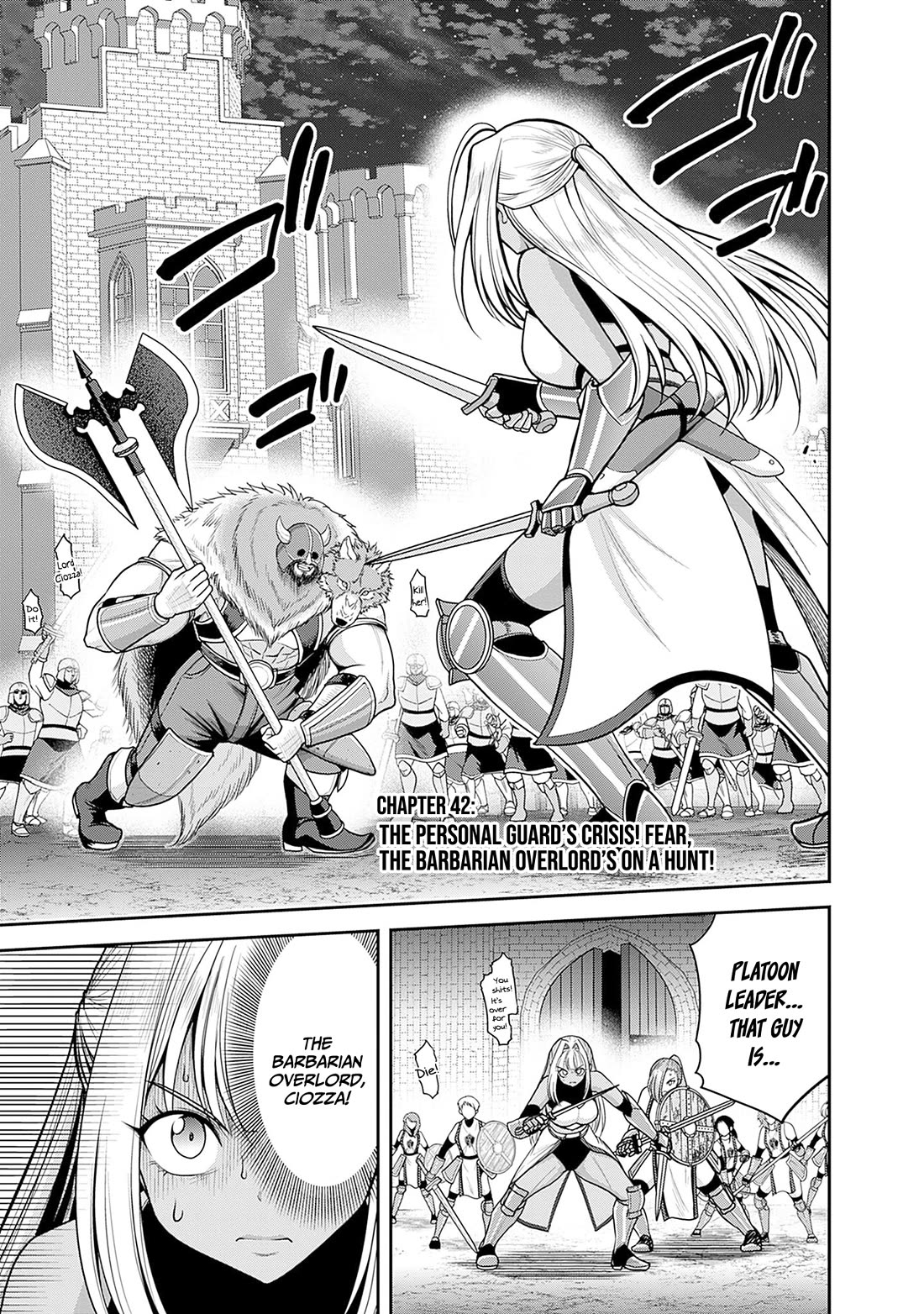 Kujibiki Tokushou Musou Harem-ken Chapter 42 page 2 - Chapter 42: The personal guard's crisis! Fear, The Barbarian Overlord's on a hunt!