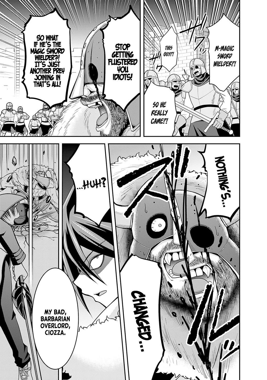 Kujibiki Tokushou Musou Harem-ken Chapter 42 page 25 - Chapter 42: The personal guard's crisis! Fear, The Barbarian Overlord's on a hunt!