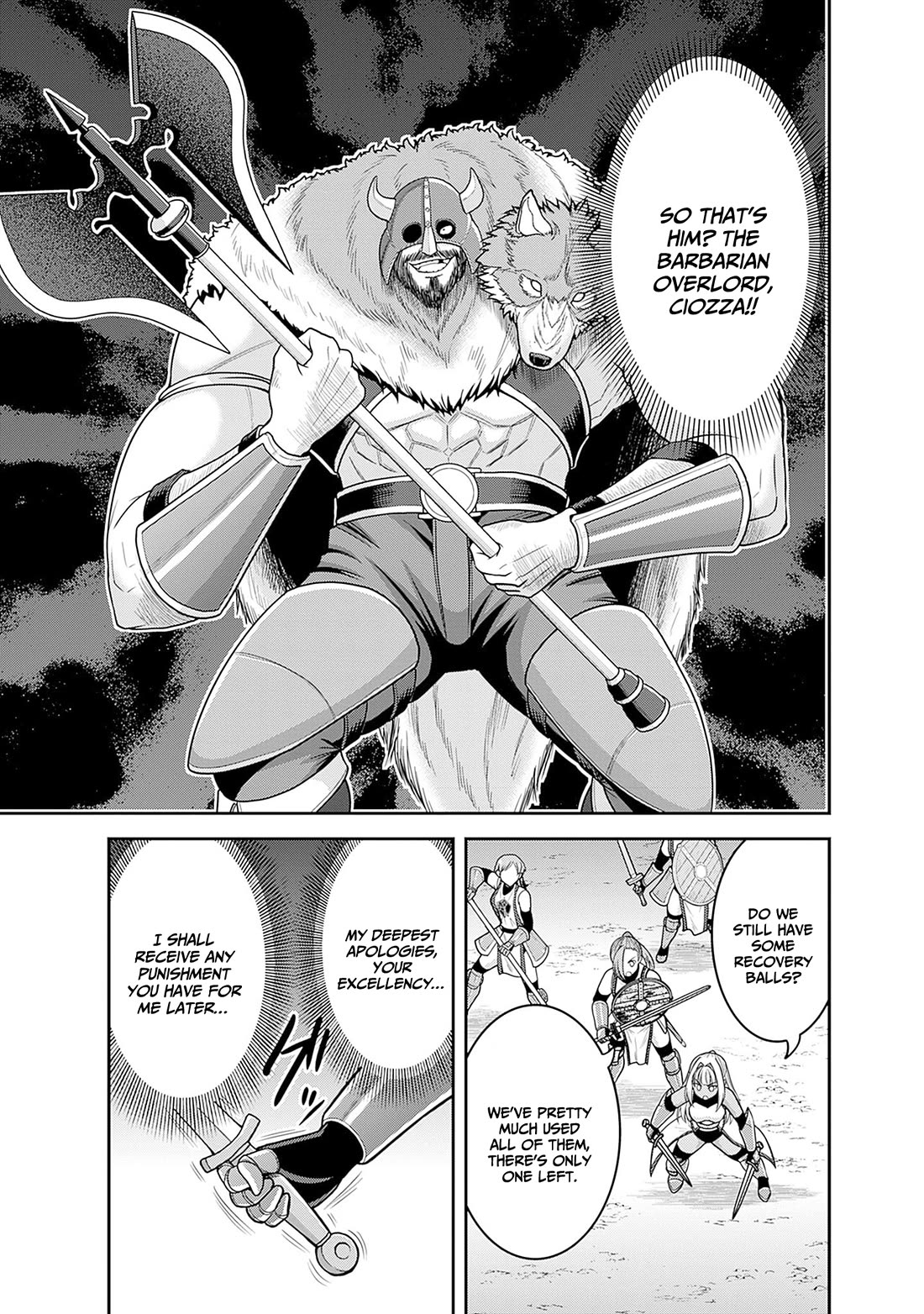 Kujibiki Tokushou Musou Harem-ken Chapter 42 page 6 - Chapter 42: The personal guard's crisis! Fear, The Barbarian Overlord's on a hunt!