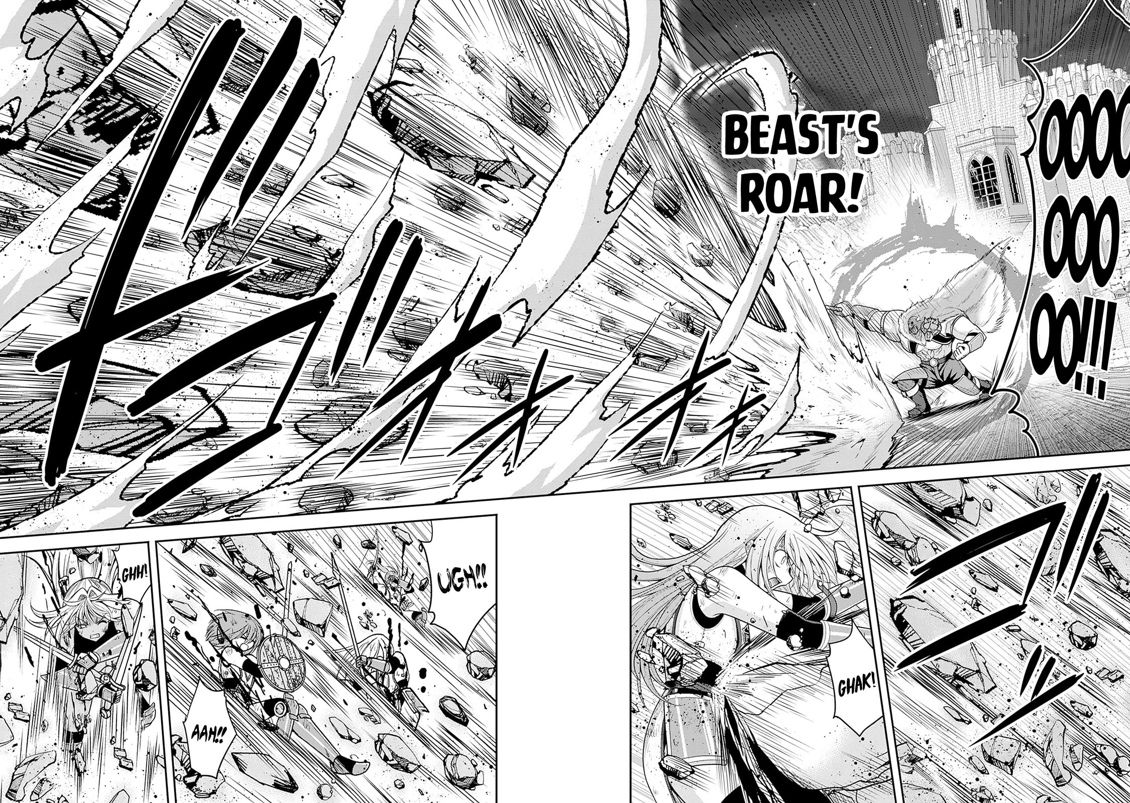 Kujibiki Tokushou Musou Harem-ken Chapter 42 page 9 - Chapter 42: The personal guard's crisis! Fear, The Barbarian Overlord's on a hunt!