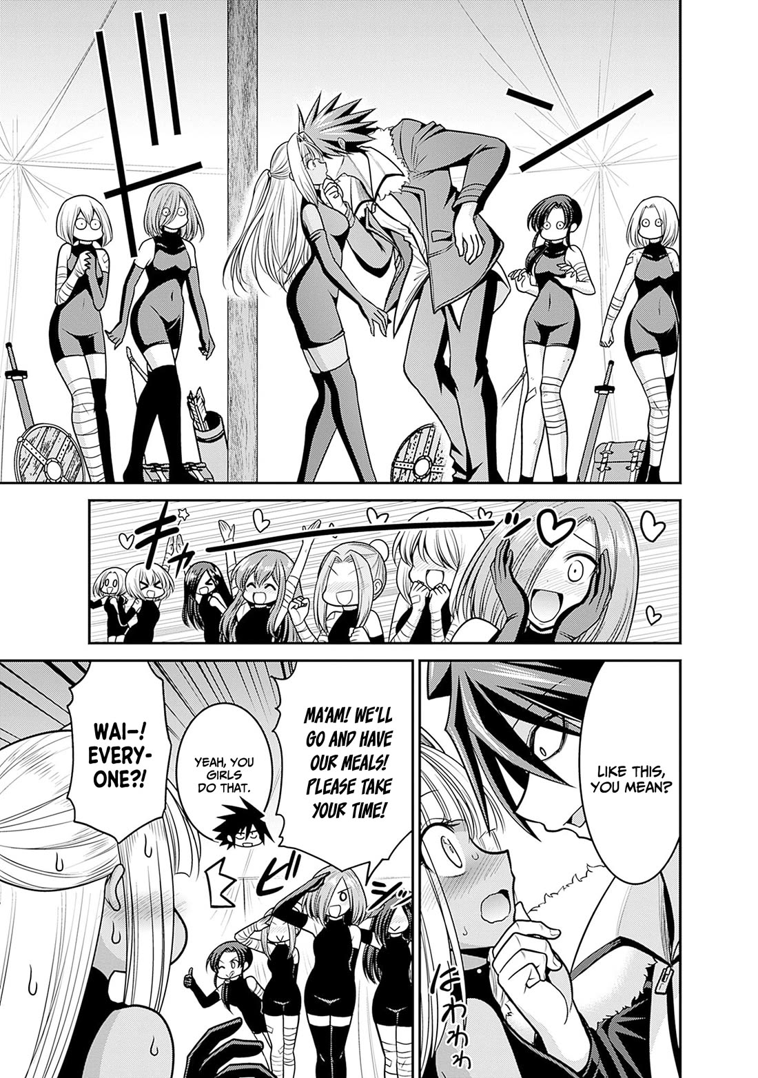 Kujibiki Tokushou Musou Harem-ken Chapter 43 page 12 - Chapter 43: Be proud! Brave warriors who will rebuild The Kingdom, Assemble!
