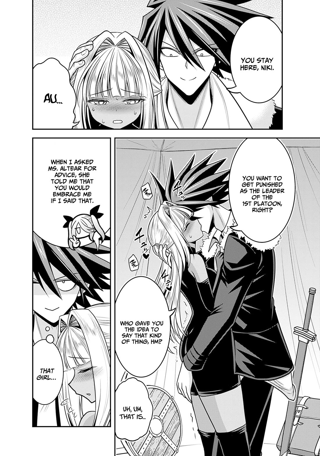 Kujibiki Tokushou Musou Harem-ken Chapter 43 page 13 - Chapter 43: Be proud! Brave warriors who will rebuild The Kingdom, Assemble!