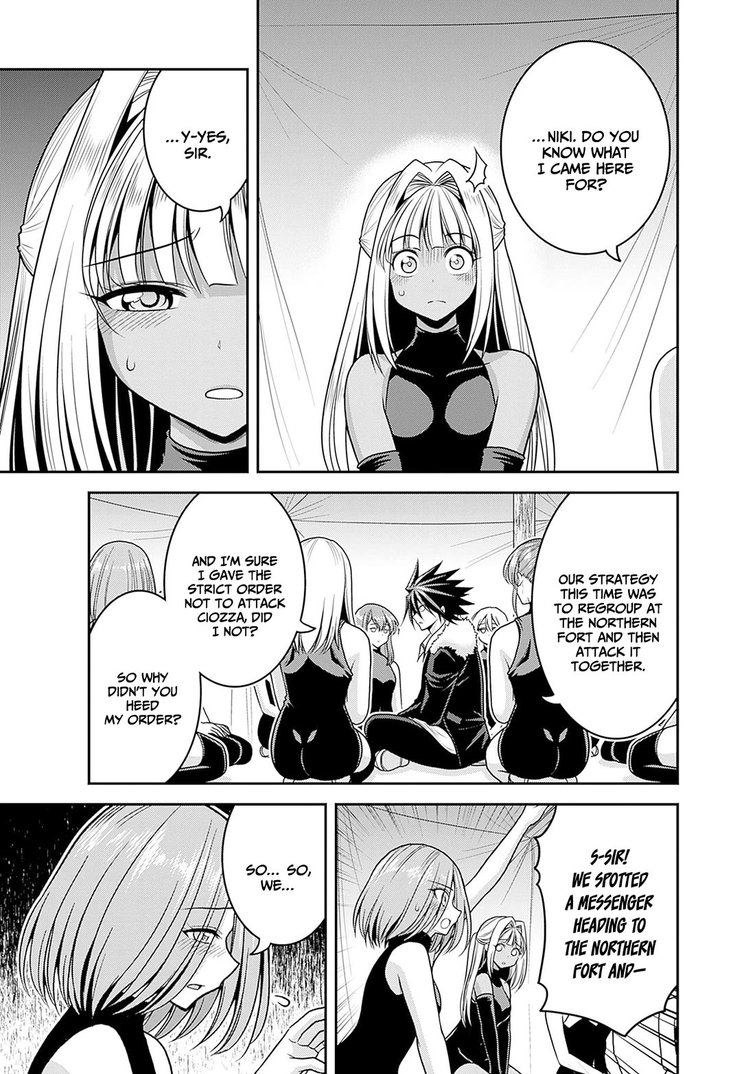 Kujibiki Tokushou Musou Harem-ken Chapter 43 page 4 - Chapter 43: Be proud! Brave warriors who will rebuild The Kingdom, Assemble!