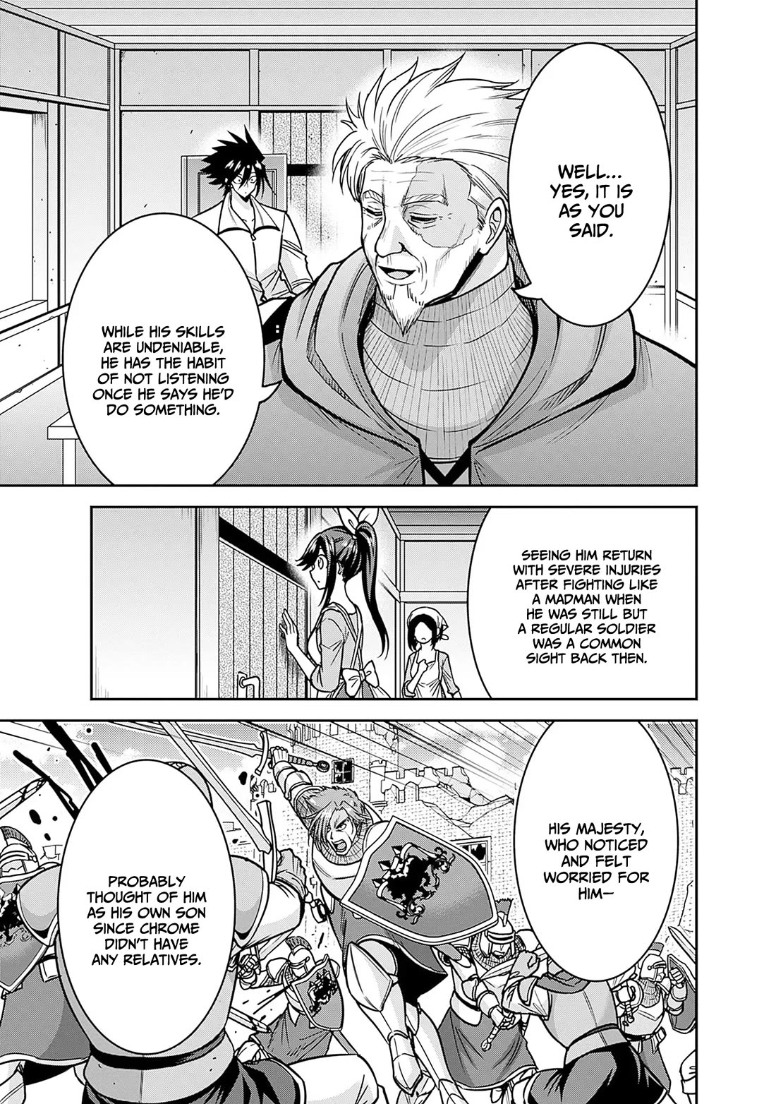 Kujibiki Tokushou Musou Harem-ken Chapter 44 page 18 - Chapter 44: A Queen's Heavy Resposibility... A Knight's Loyalty And a Sibling's Thoughts