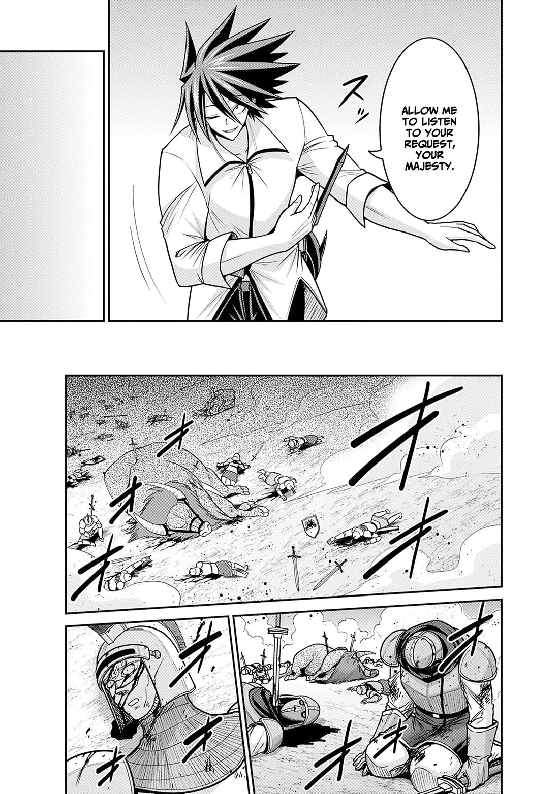 Kujibiki Tokushou Musou Harem-ken Chapter 44 page 22 - Chapter 44: A Queen's Heavy Resposibility... A Knight's Loyalty And a Sibling's Thoughts