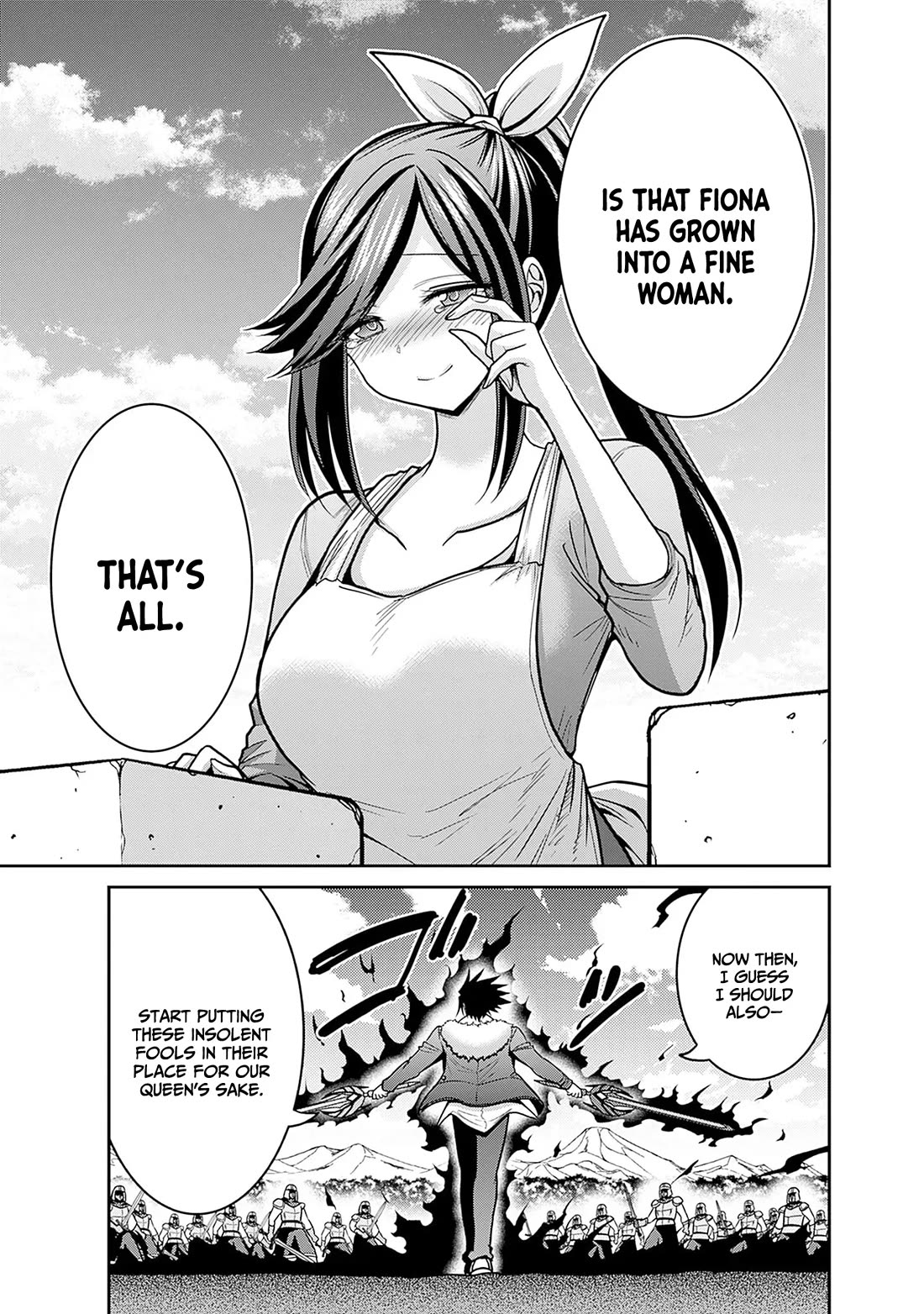 Kujibiki Tokushou Musou Harem-ken Chapter 44 page 32 - Chapter 44: A Queen's Heavy Resposibility... A Knight's Loyalty And a Sibling's Thoughts