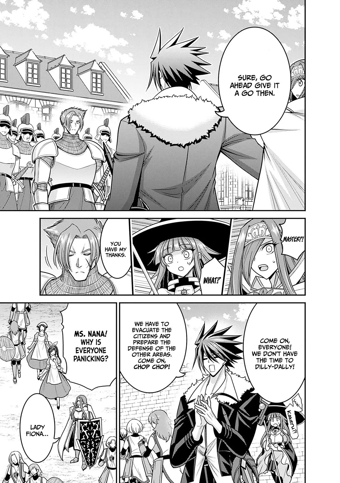 Kujibiki Tokushou Musou Harem-ken Chapter 44 page 6 - Chapter 44: A Queen's Heavy Resposibility... A Knight's Loyalty And a Sibling's Thoughts