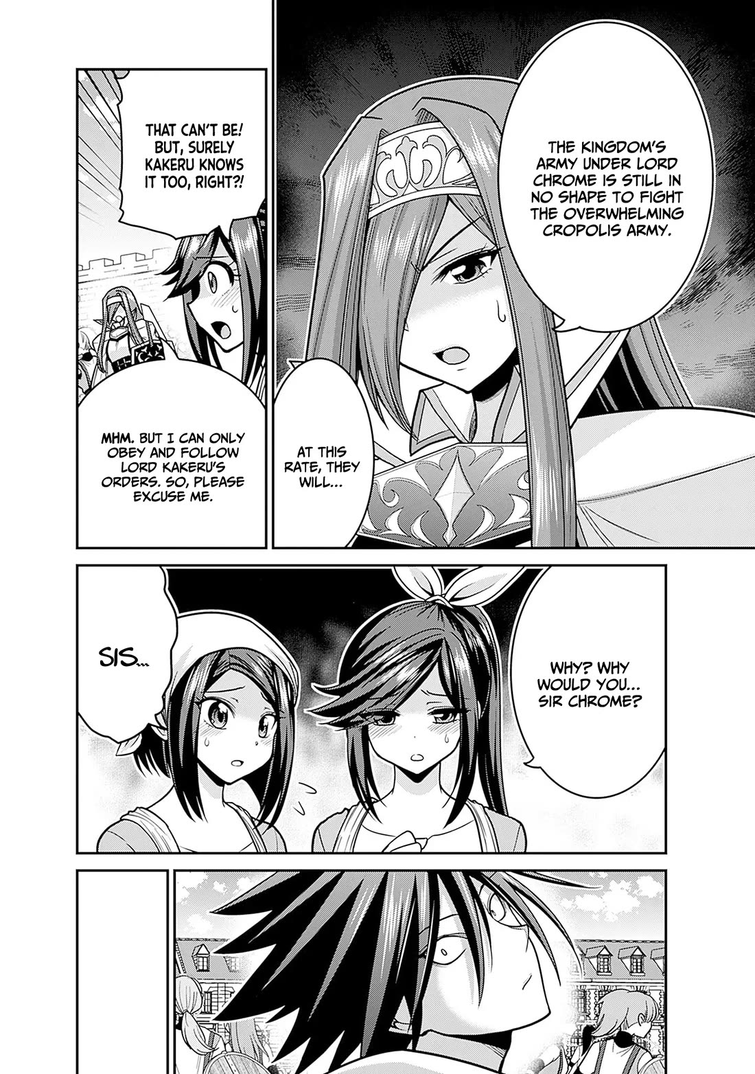 Kujibiki Tokushou Musou Harem-ken Chapter 44 page 7 - Chapter 44: A Queen's Heavy Resposibility... A Knight's Loyalty And a Sibling's Thoughts