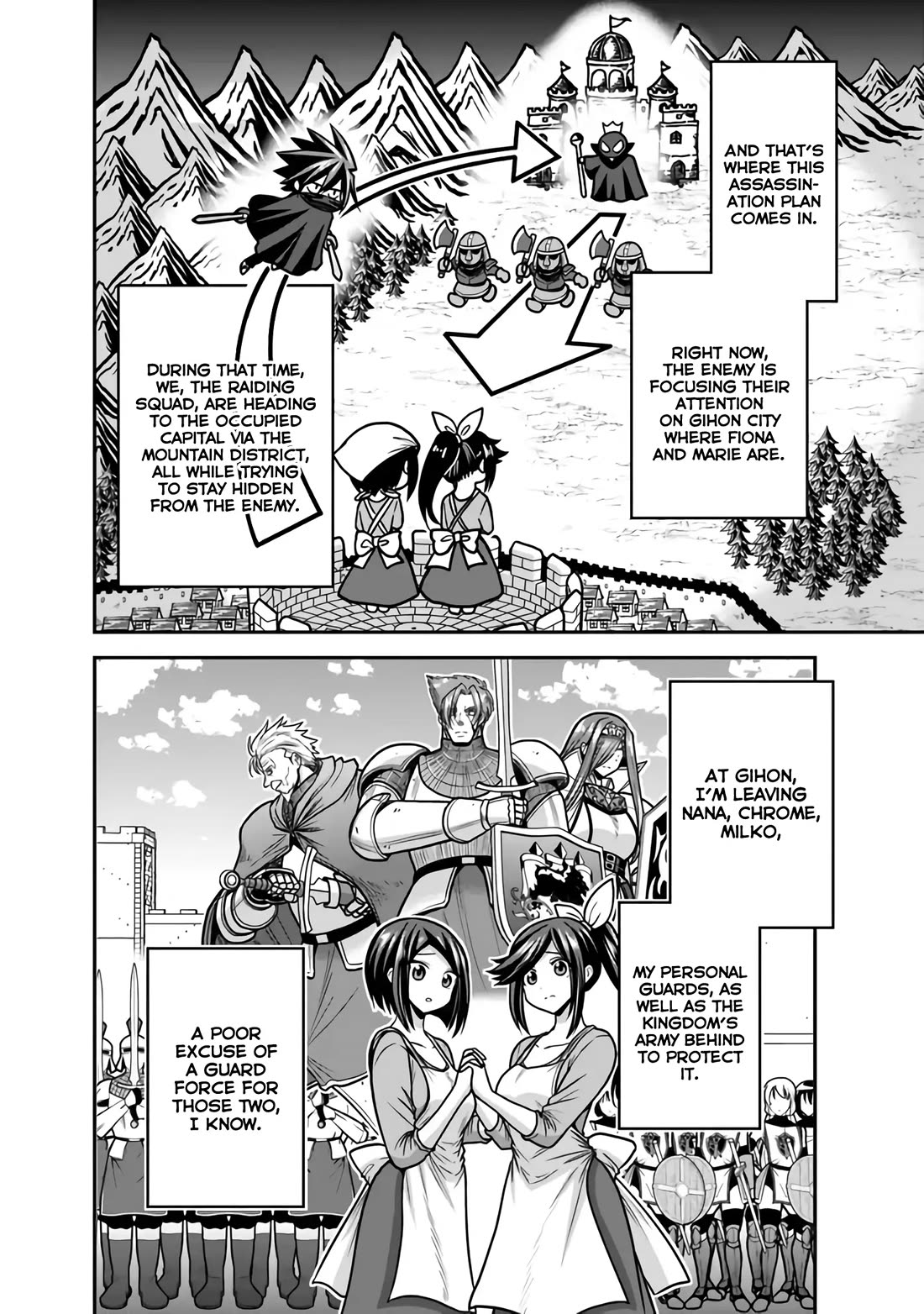 Kujibiki Tokushou Musou Harem-ken Chapter 45 page 7 - Chapter 45: Time for a counter-attack! Io, growth and The Marching Bond