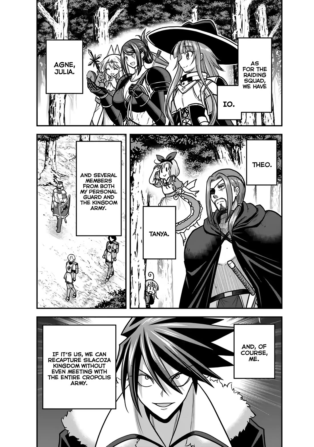 Kujibiki Tokushou Musou Harem-ken Chapter 45 page 8 - Chapter 45: Time for a counter-attack! Io, growth and The Marching Bond