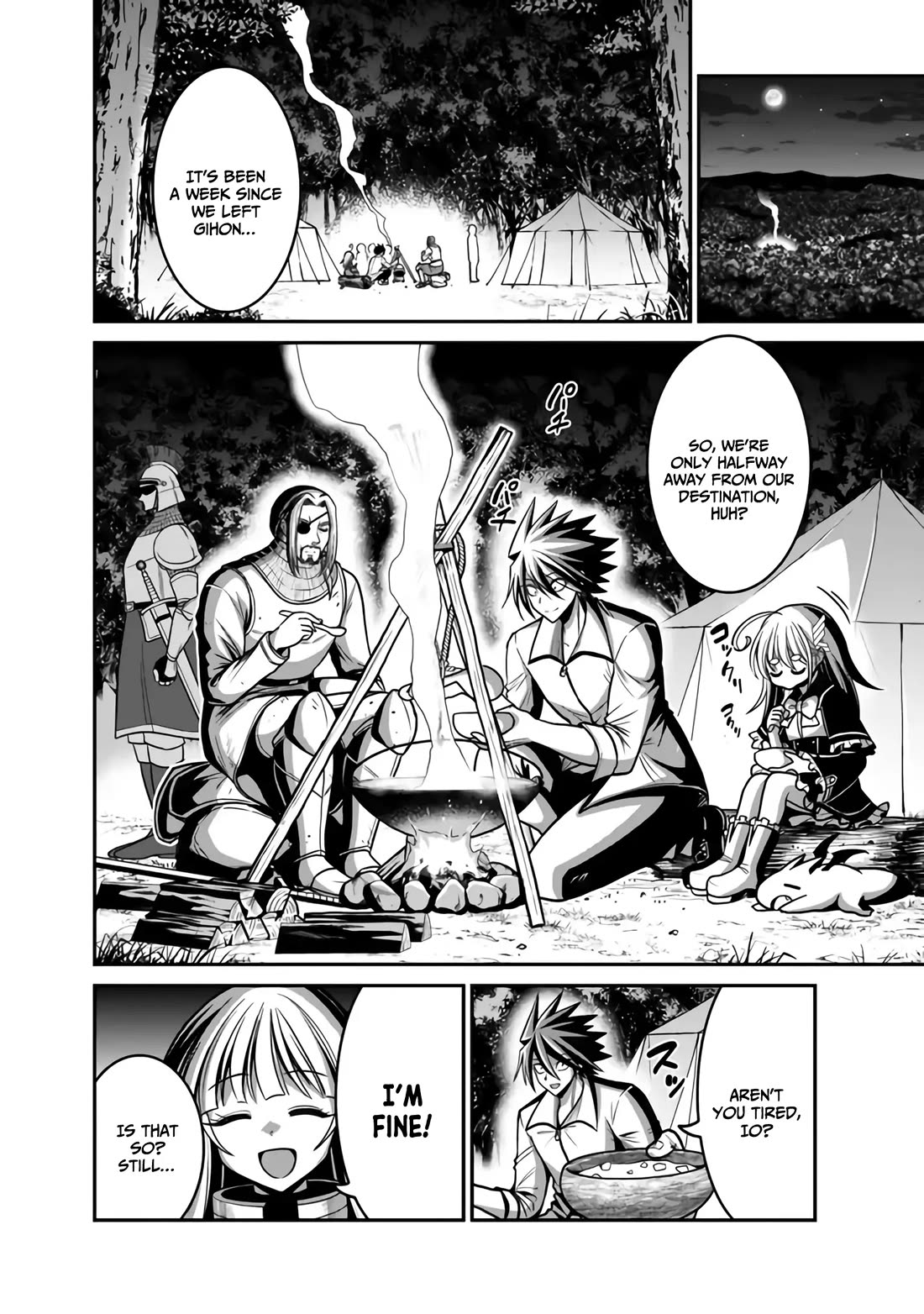Kujibiki Tokushou Musou Harem-ken Chapter 45 page 9 - Chapter 45: Time for a counter-attack! Io, growth and The Marching Bond