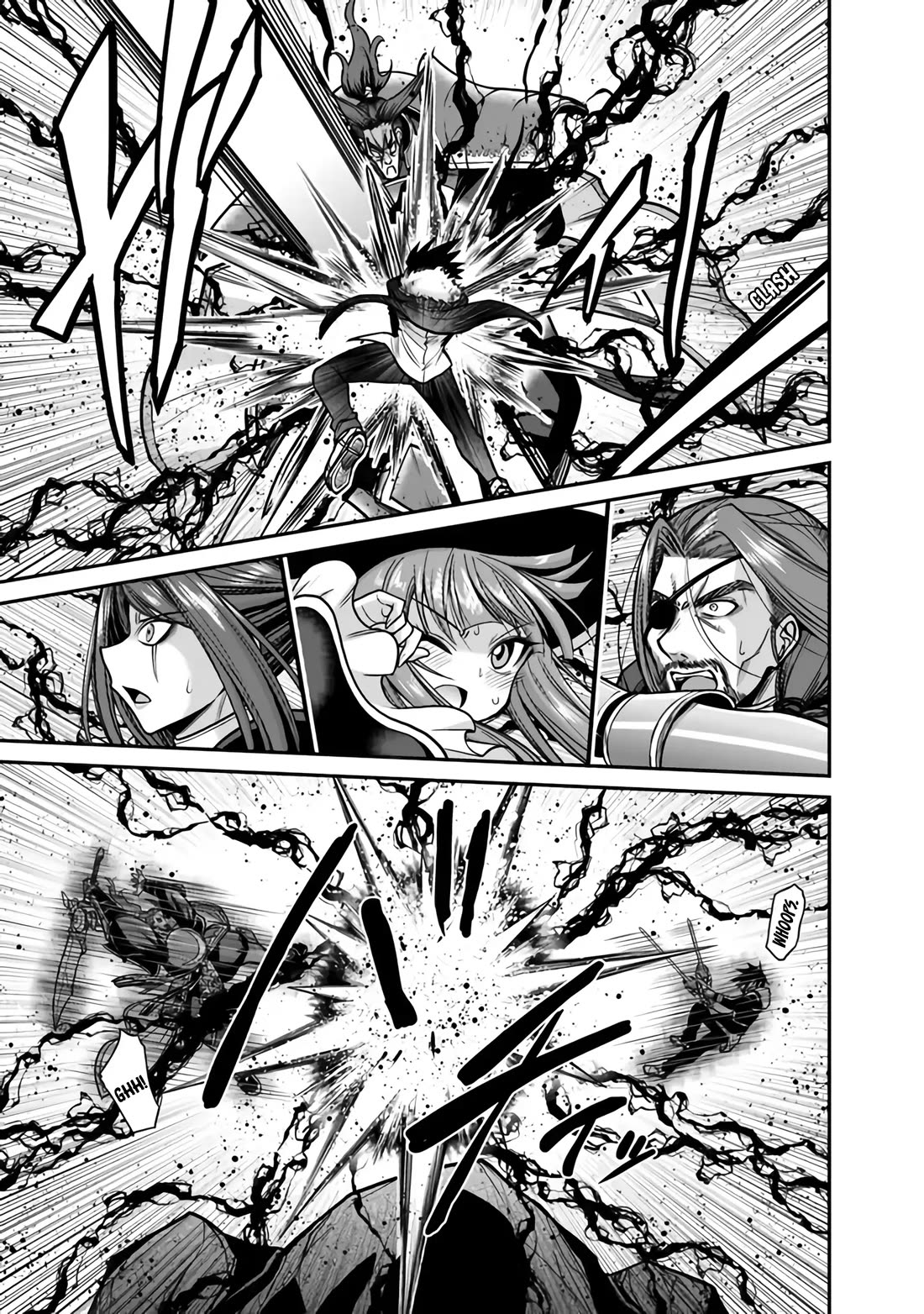 Kujibiki Tokushou Musou Harem-ken Chapter 46 page 14 - Chapter 46: The Mighty Wielder of the Magic Sword, The Sword Warlord Miltos Attacks!