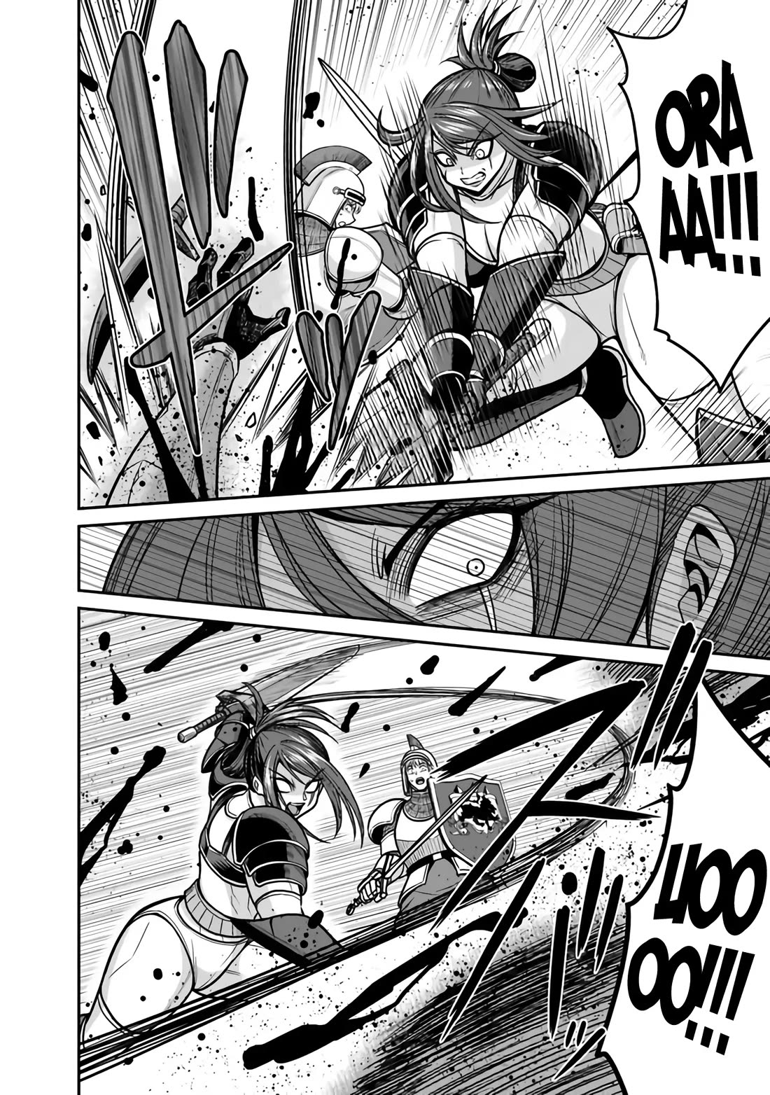 Kujibiki Tokushou Musou Harem-ken Chapter 46 page 19 - Chapter 46: The Mighty Wielder of the Magic Sword, The Sword Warlord Miltos Attacks!