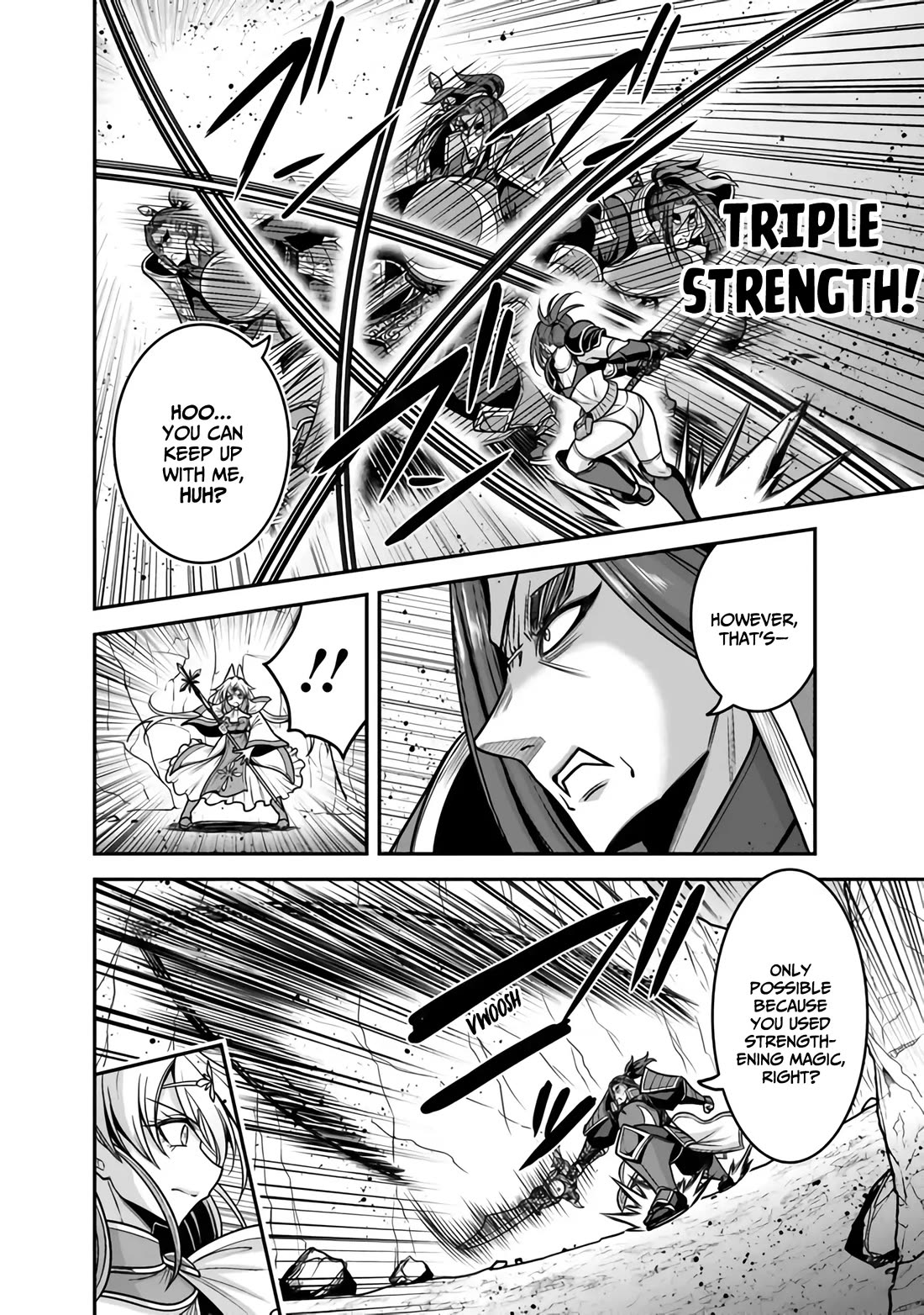 Kujibiki Tokushou Musou Harem-ken Chapter 46 page 25 - Chapter 46: The Mighty Wielder of the Magic Sword, The Sword Warlord Miltos Attacks!