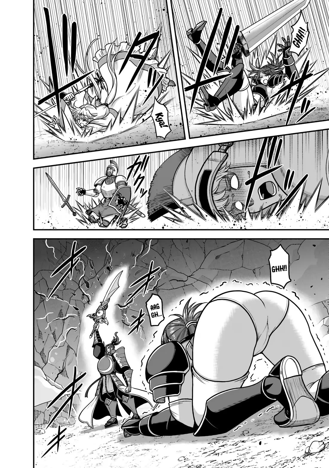 Kujibiki Tokushou Musou Harem-ken Chapter 46 page 29 - Chapter 46: The Mighty Wielder of the Magic Sword, The Sword Warlord Miltos Attacks!