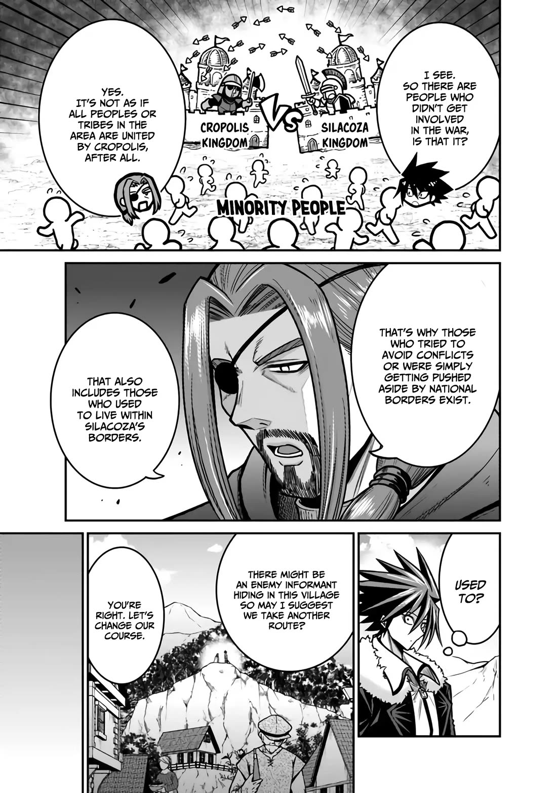 Kujibiki Tokushou Musou Harem-ken Chapter 46 page 4 - Chapter 46: The Mighty Wielder of the Magic Sword, The Sword Warlord Miltos Attacks!