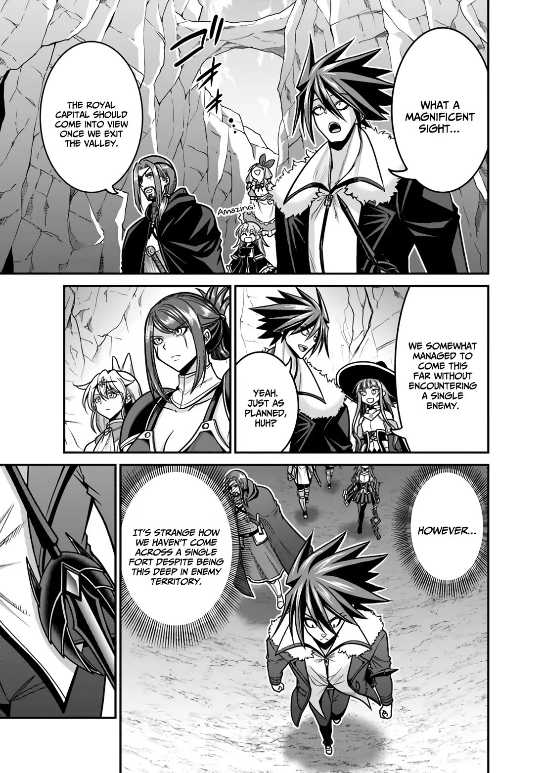 Kujibiki Tokushou Musou Harem-ken Chapter 46 page 6 - Chapter 46: The Mighty Wielder of the Magic Sword, The Sword Warlord Miltos Attacks!