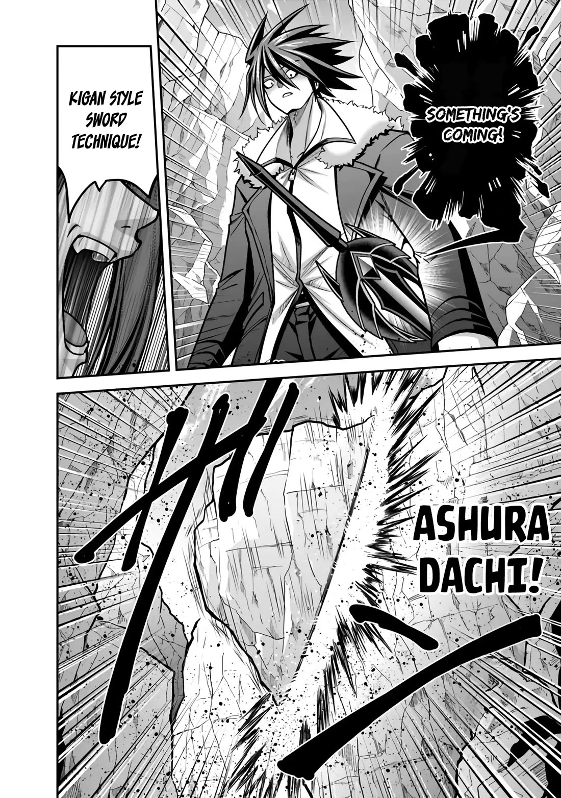 Kujibiki Tokushou Musou Harem-ken Chapter 46 page 7 - Chapter 46: The Mighty Wielder of the Magic Sword, The Sword Warlord Miltos Attacks!