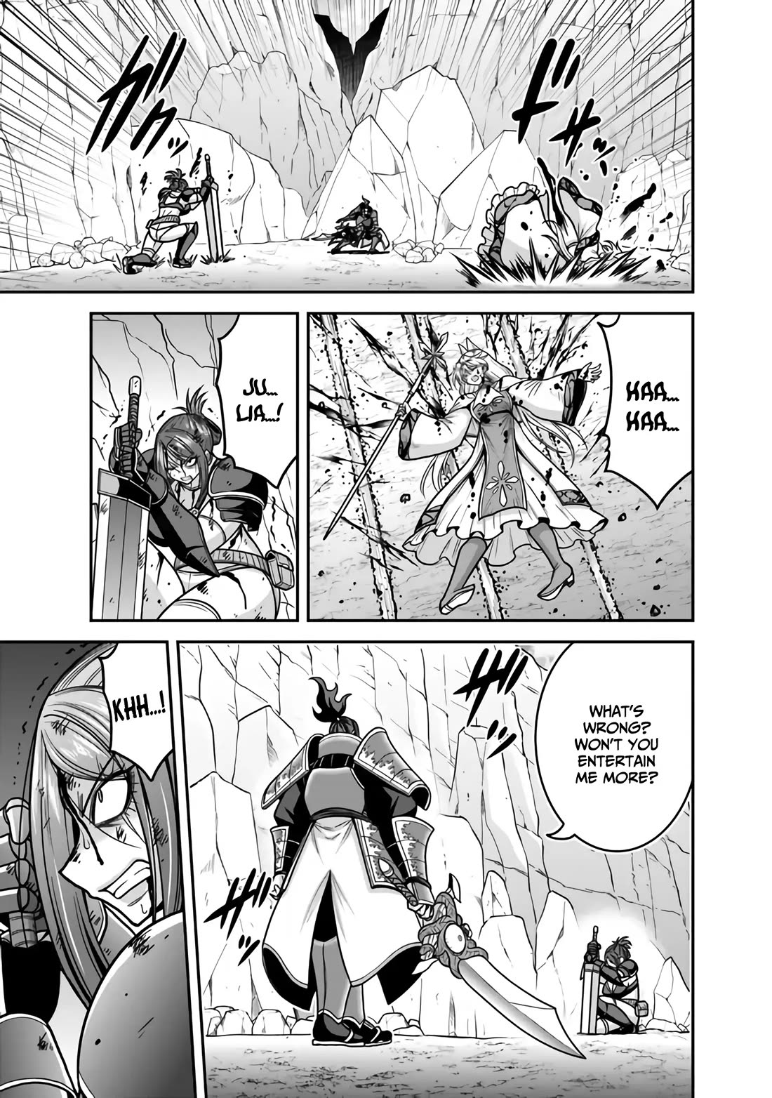 Kujibiki Tokushou Musou Harem-ken Chapter 47 page 10 - Chapter 47: Head-on Clash! Ultimate Devilish Sword Vs. The Power of Bond!