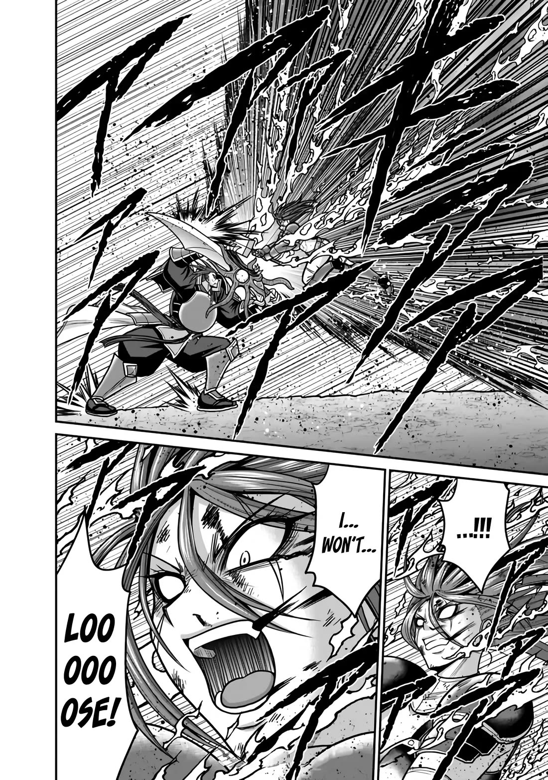 Kujibiki Tokushou Musou Harem-ken Chapter 47 page 19 - Chapter 47: Head-on Clash! Ultimate Devilish Sword Vs. The Power of Bond!