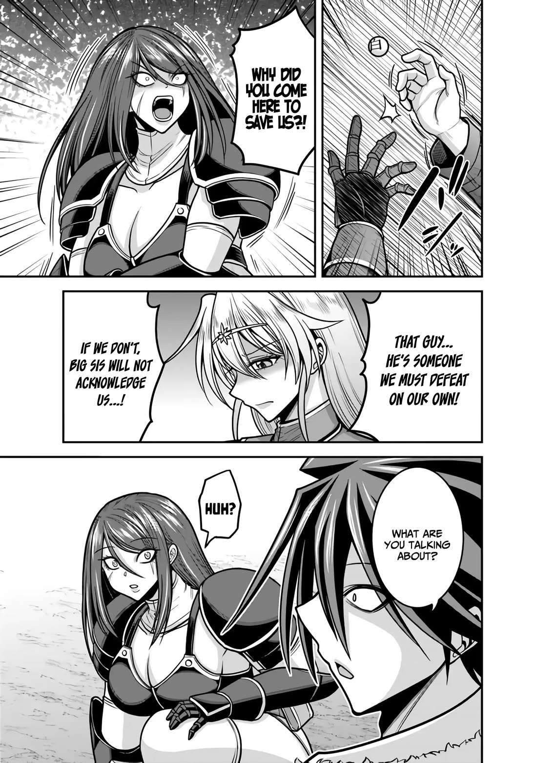Kujibiki Tokushou Musou Harem-ken Chapter 47 page 28 - Chapter 47: Head-on Clash! Ultimate Devilish Sword Vs. The Power of Bond!